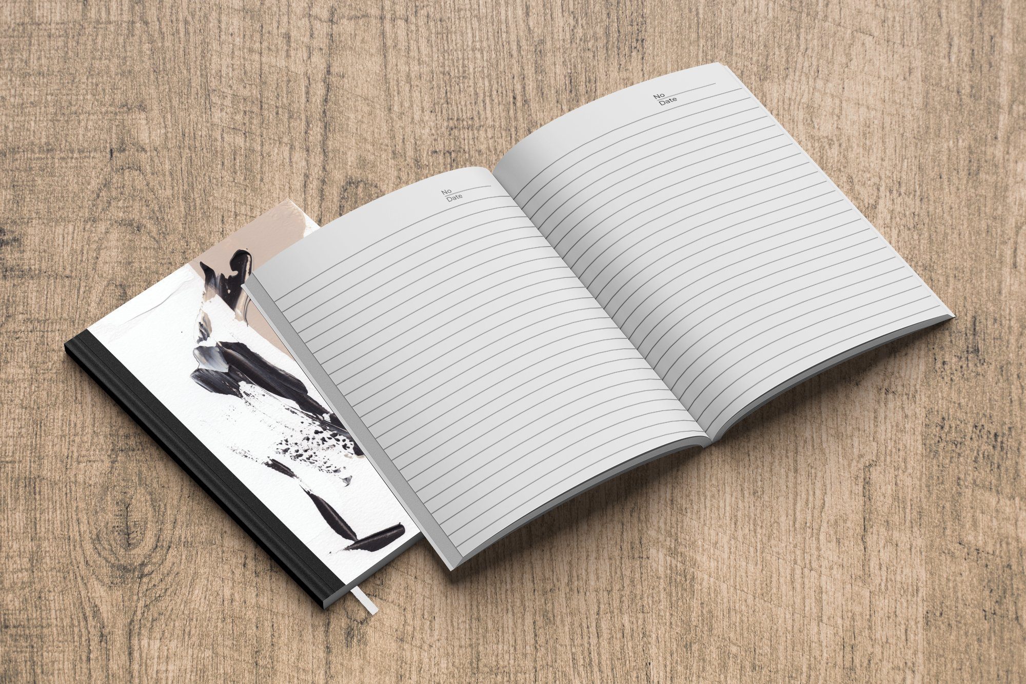 Notizbuch Design Seiten, Journal, Merkzettel, Abstrakt, A5, Haushaltsbuch - - MuchoWow Tagebuch, Notizheft, 98 Farbe