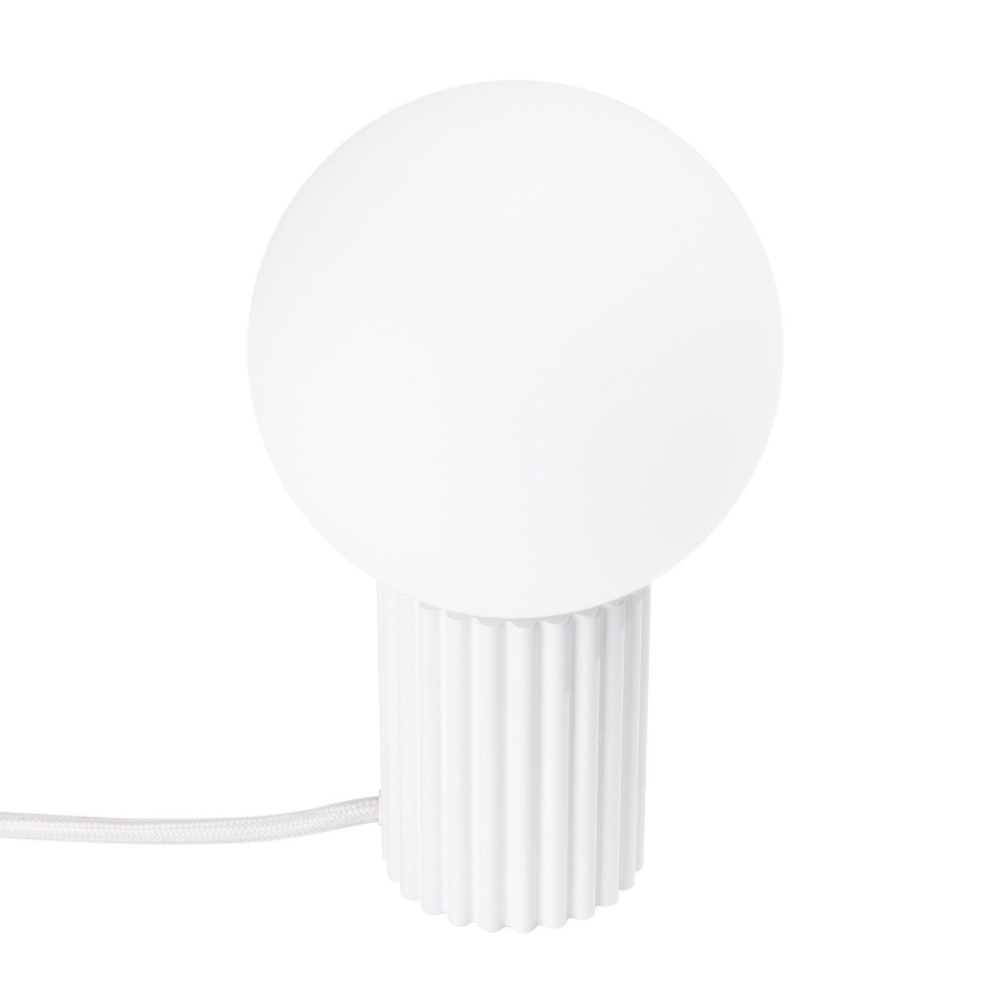 SOLLUX lighting Schreibtischlampe Tischlampe Halo Weiß, Nicht enthalten