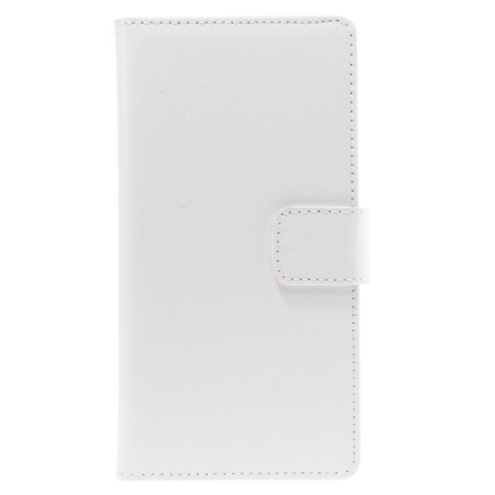 Handytasche Book Case Handyhülle für Sony Xperia Z2 Weiß Lederhülle Schutz Cover (Book Cover)