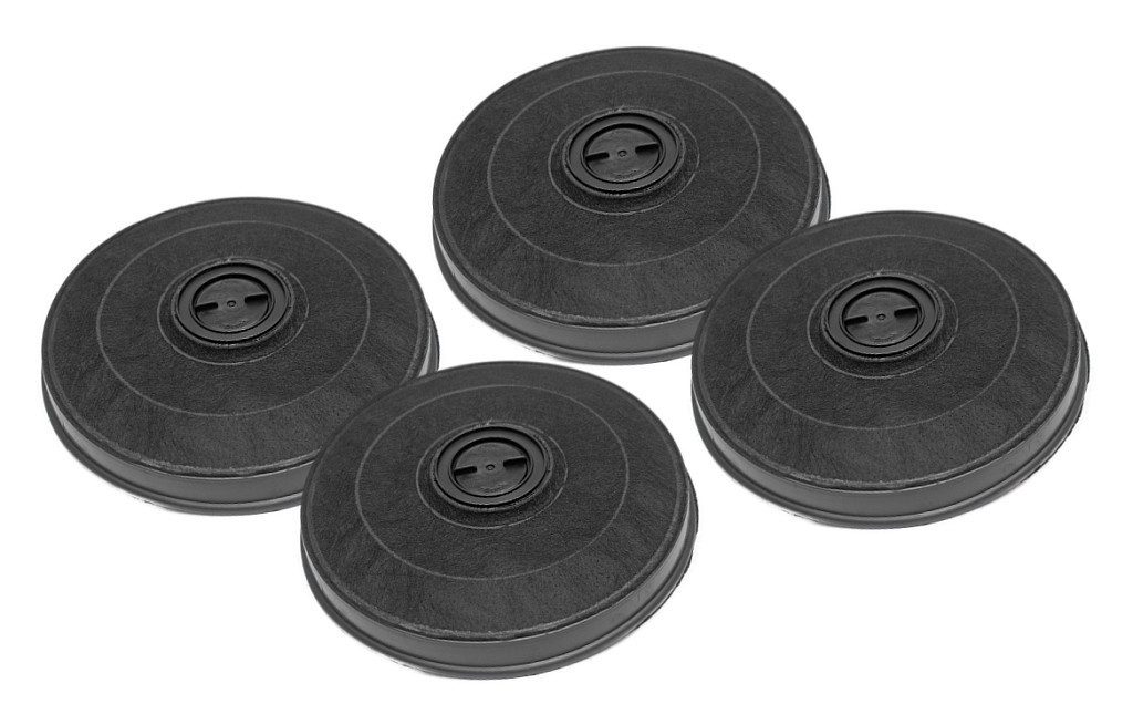 keenberk Aktivkohlefilter 4 Stück für Siemens LZ27001 passend für LU11123 u.a. rund ca. 23x2cm