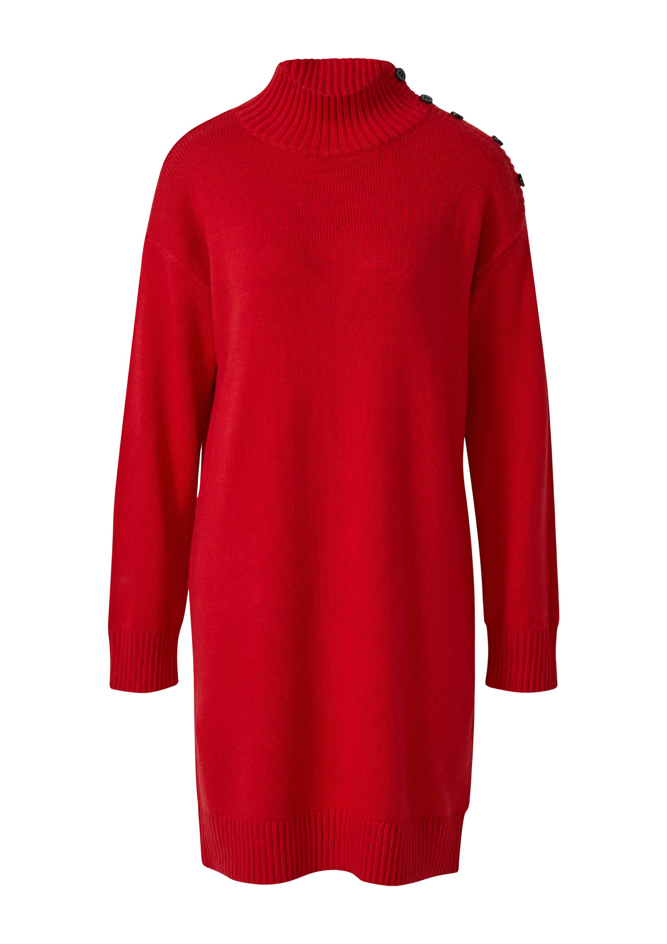 s.Oliver Minikleid Kleid Strickkleid mit dekorativem Knopf-Detail günstig online kaufen