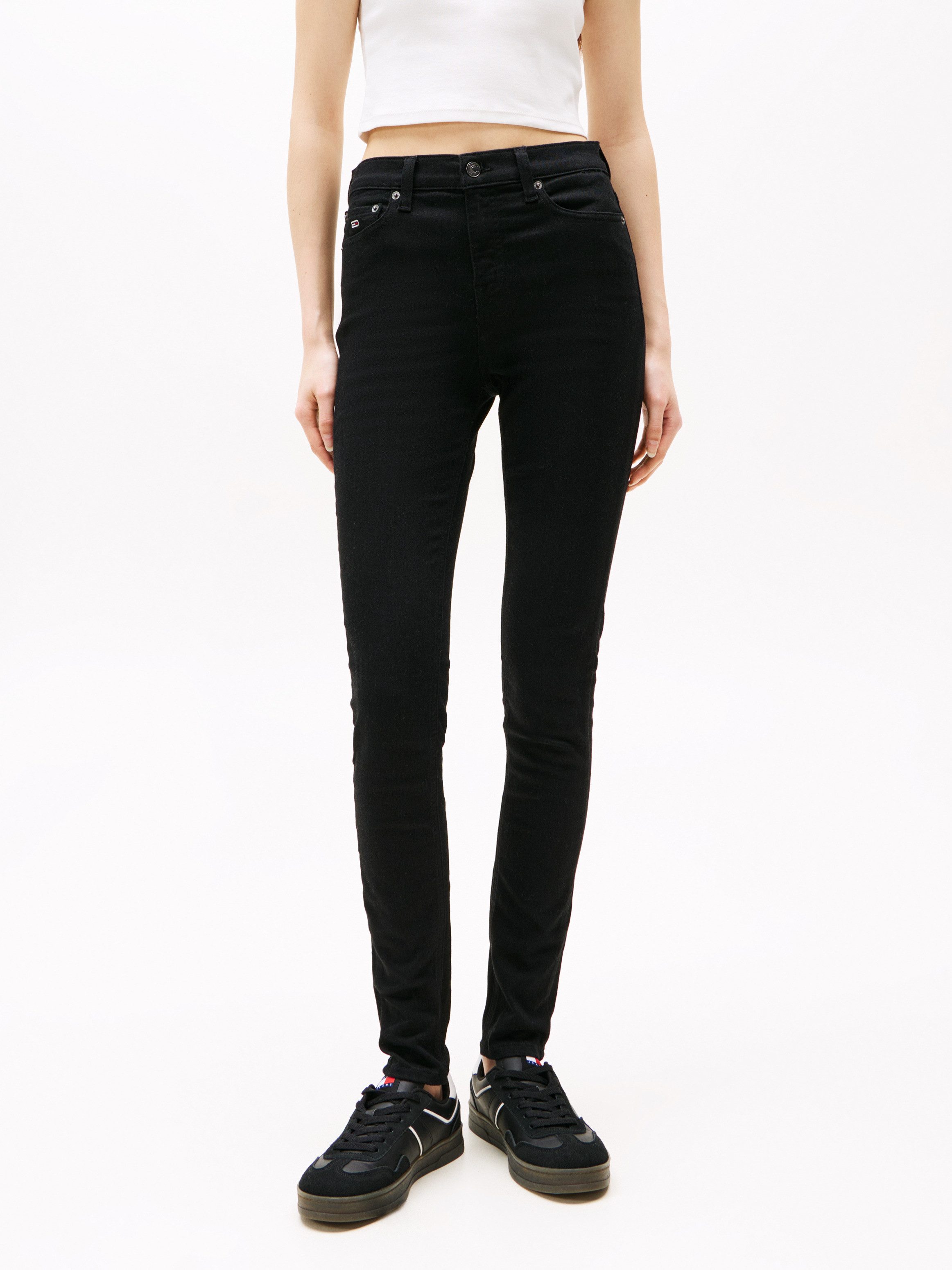 Tommy Jeans Skinny-fit-Jeans Nora Mid Rise Skinny Fit Röhrenjeans aus Baumw günstig online kaufen
