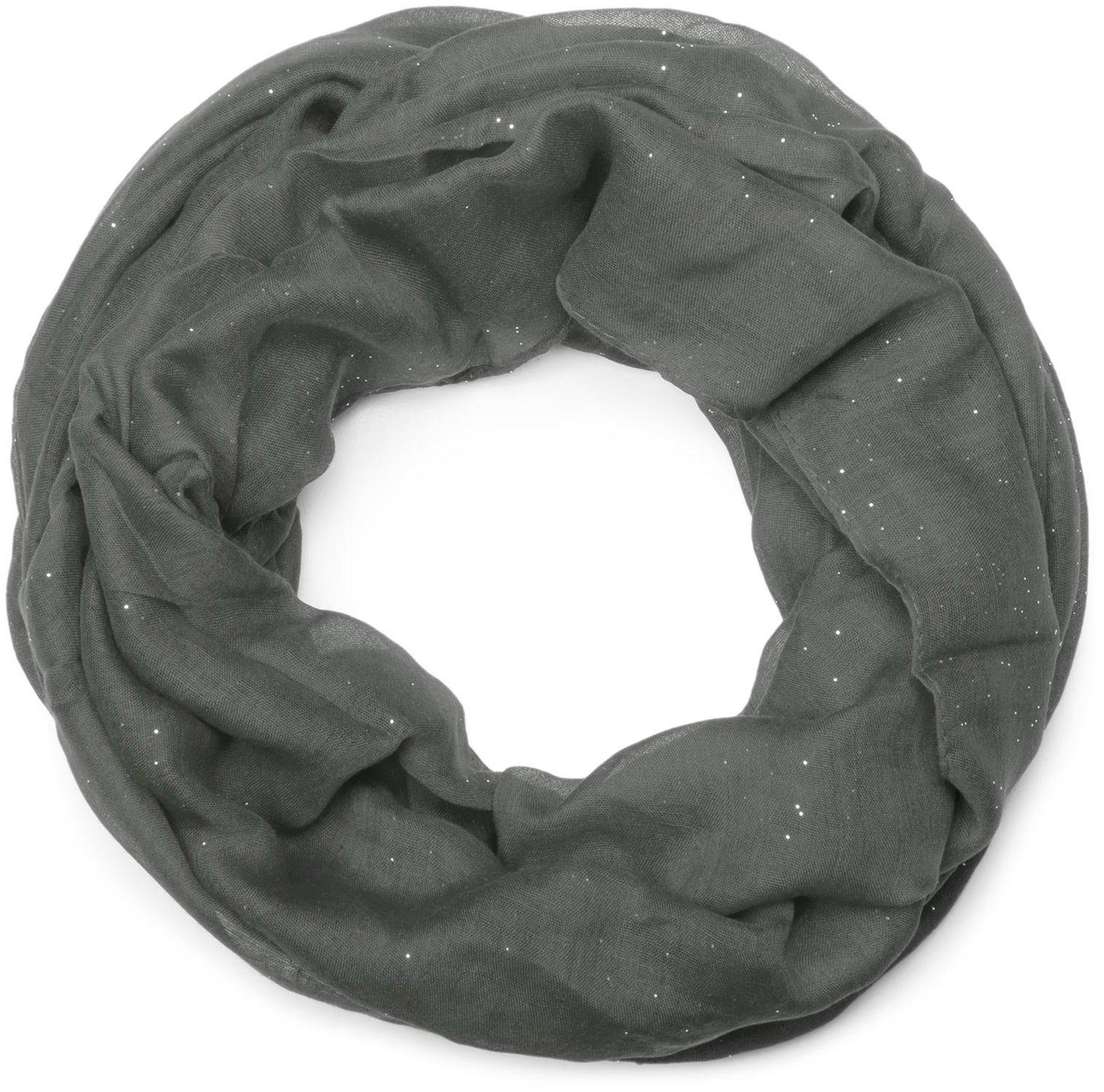 Loop Loop mit Glitzer unifarben