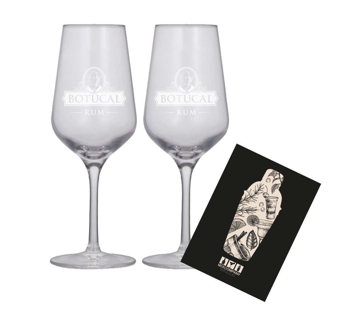 Longdrinkglas Botucal Rum Nosing Glas Gläser Set Ron de Venezuela Glas Longdrinkgl