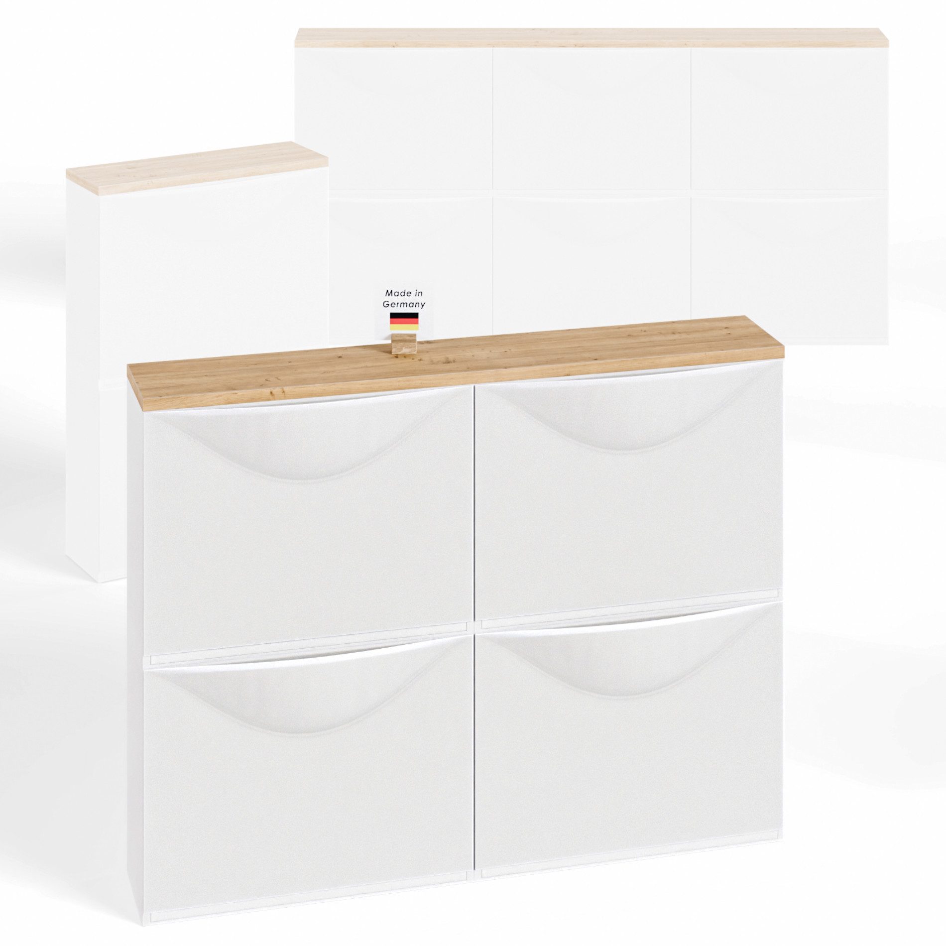 Clutter Cover Abdeckplatte für Trones Schuhschrank, Holzplatte im Stil Eich günstig online kaufen