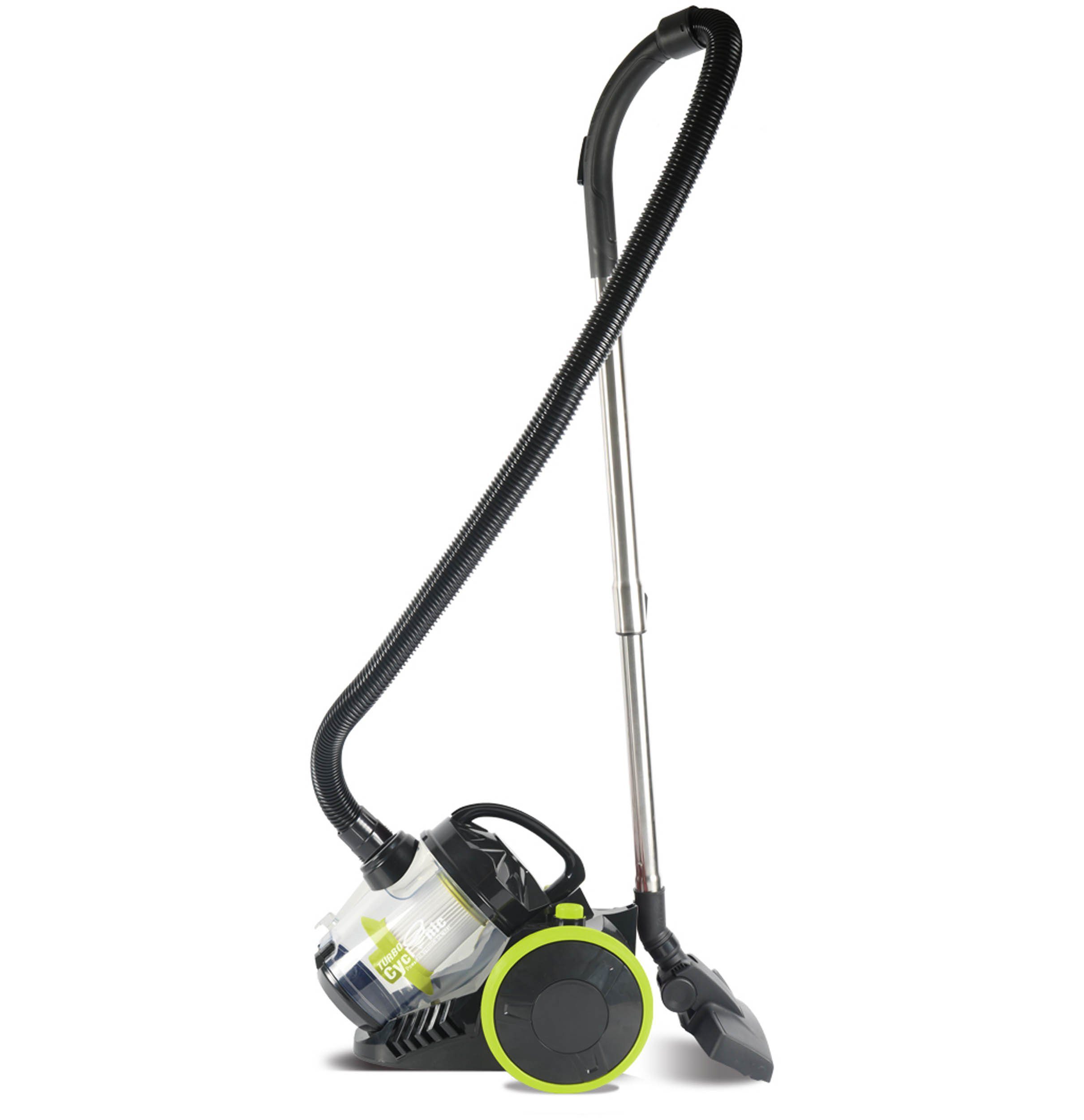 TurboTronic by Z-Line Stielstaubsauger 700 W Staubsauger ohne Beutel, 19 kPa, HEPA Filter, 2,5 l Behälter, 700 W, beutellos, Beutellos, Zyklon Technologie, Kabelaufwicklung und Teleskoprohr