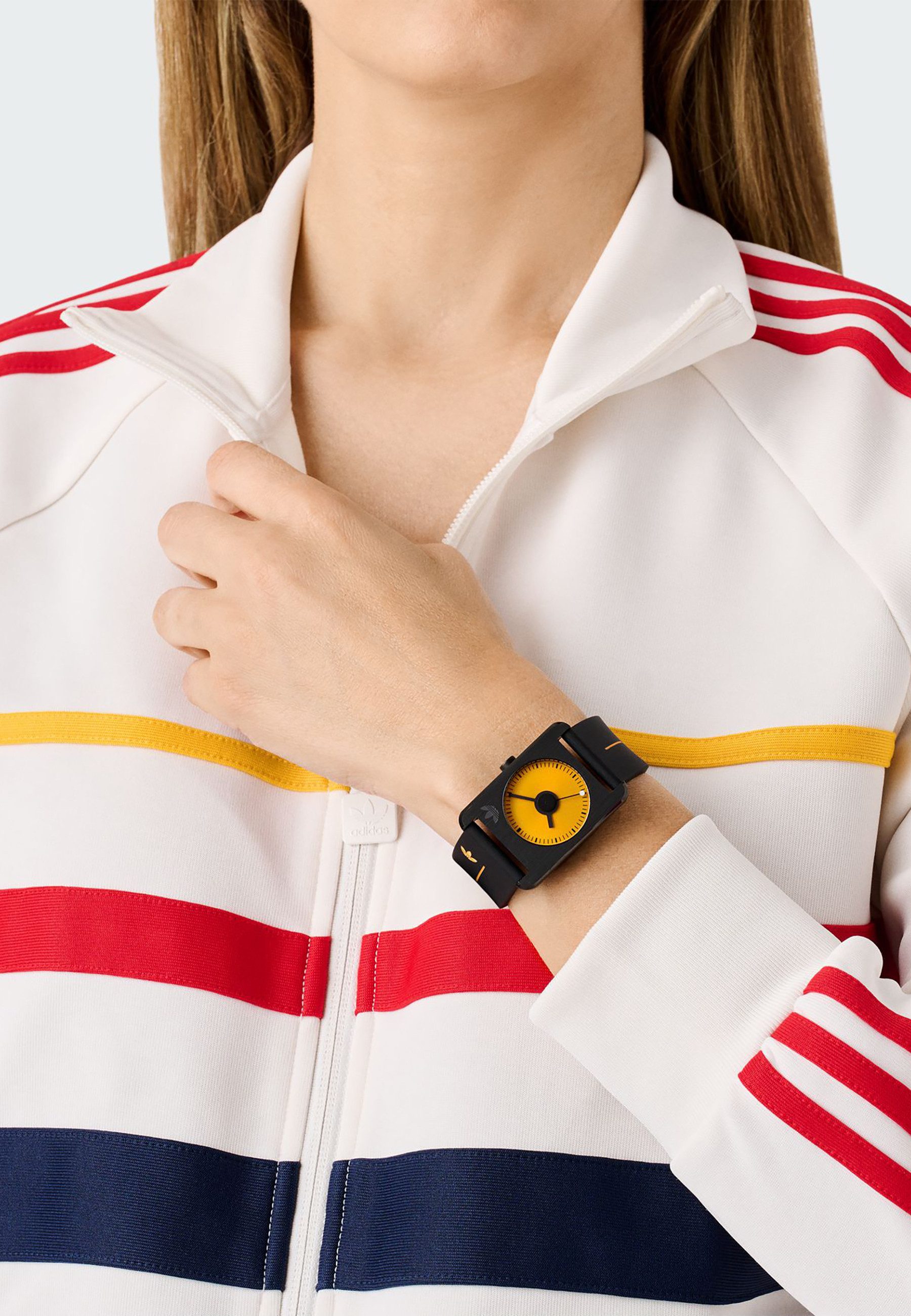 adidas Originals Quarzuhr RETRO POP ONE, (1-tlg., Not a set – not applicable to this product), Quarz-Analoguhr