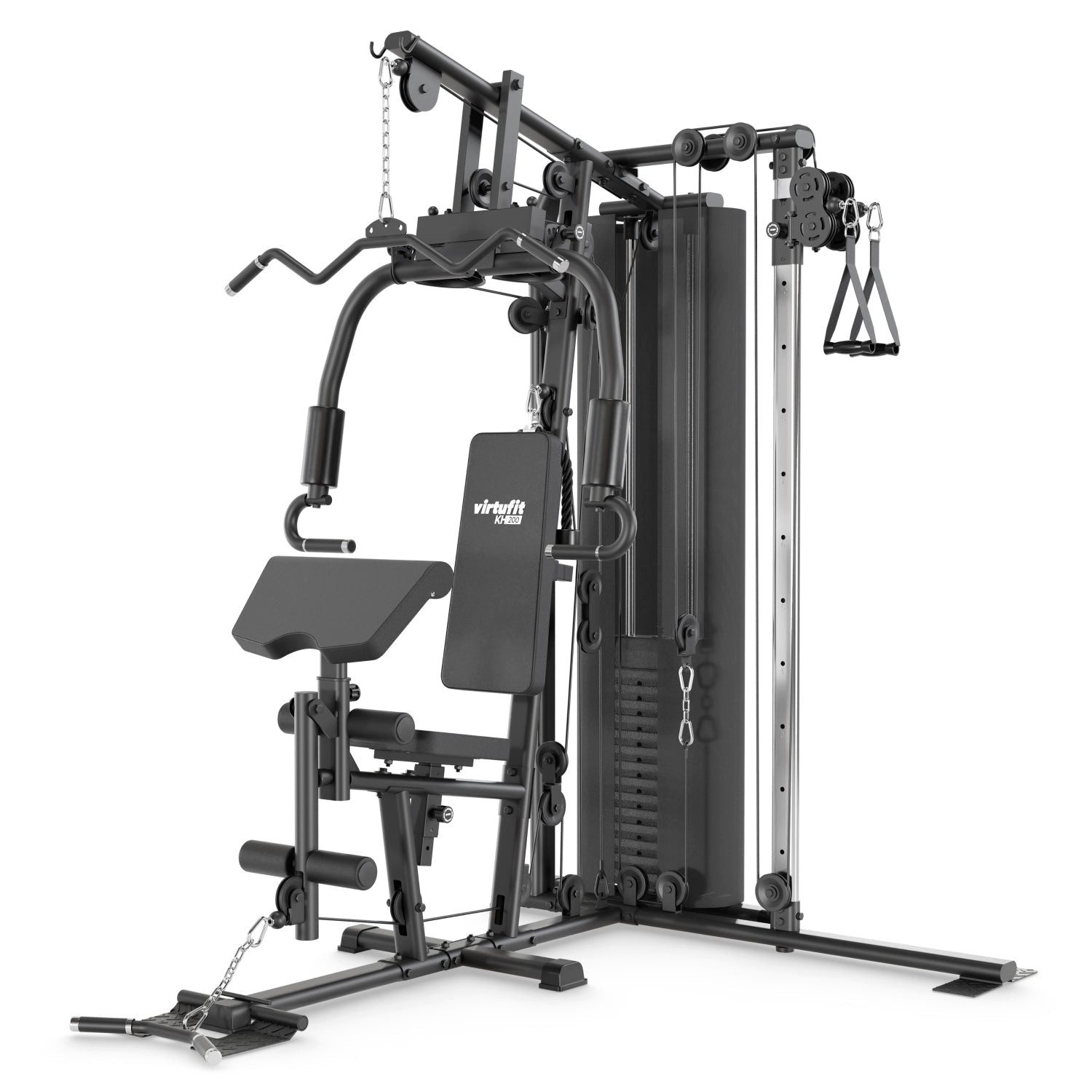 VirtuFit Kraftstation VirtuFit KH200 Homegym Kraftstation mit 80 kg Gewichtsstapel