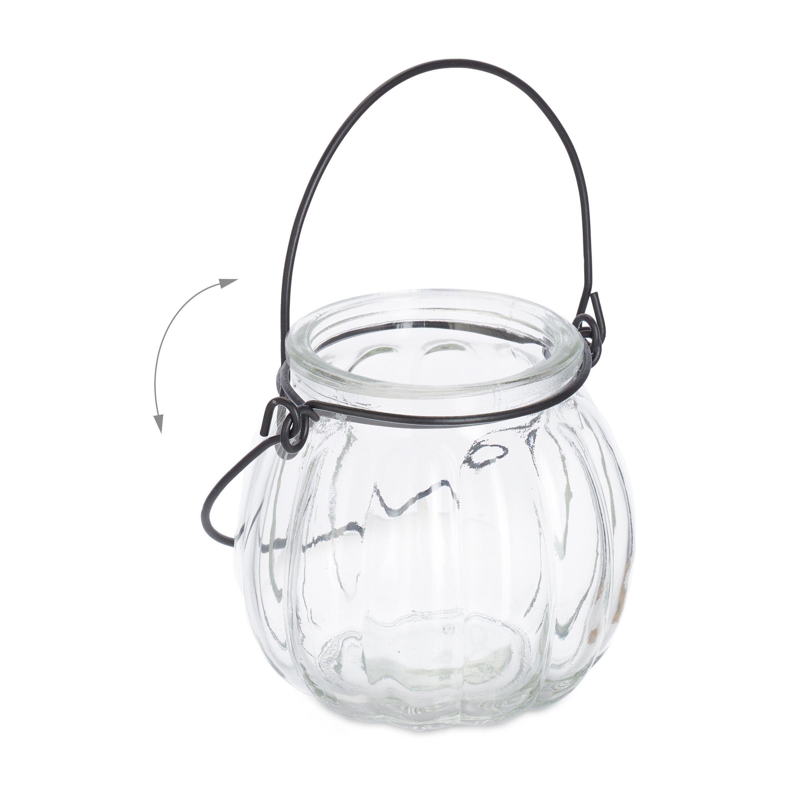 relaxdays Windlicht Glas 12er Set