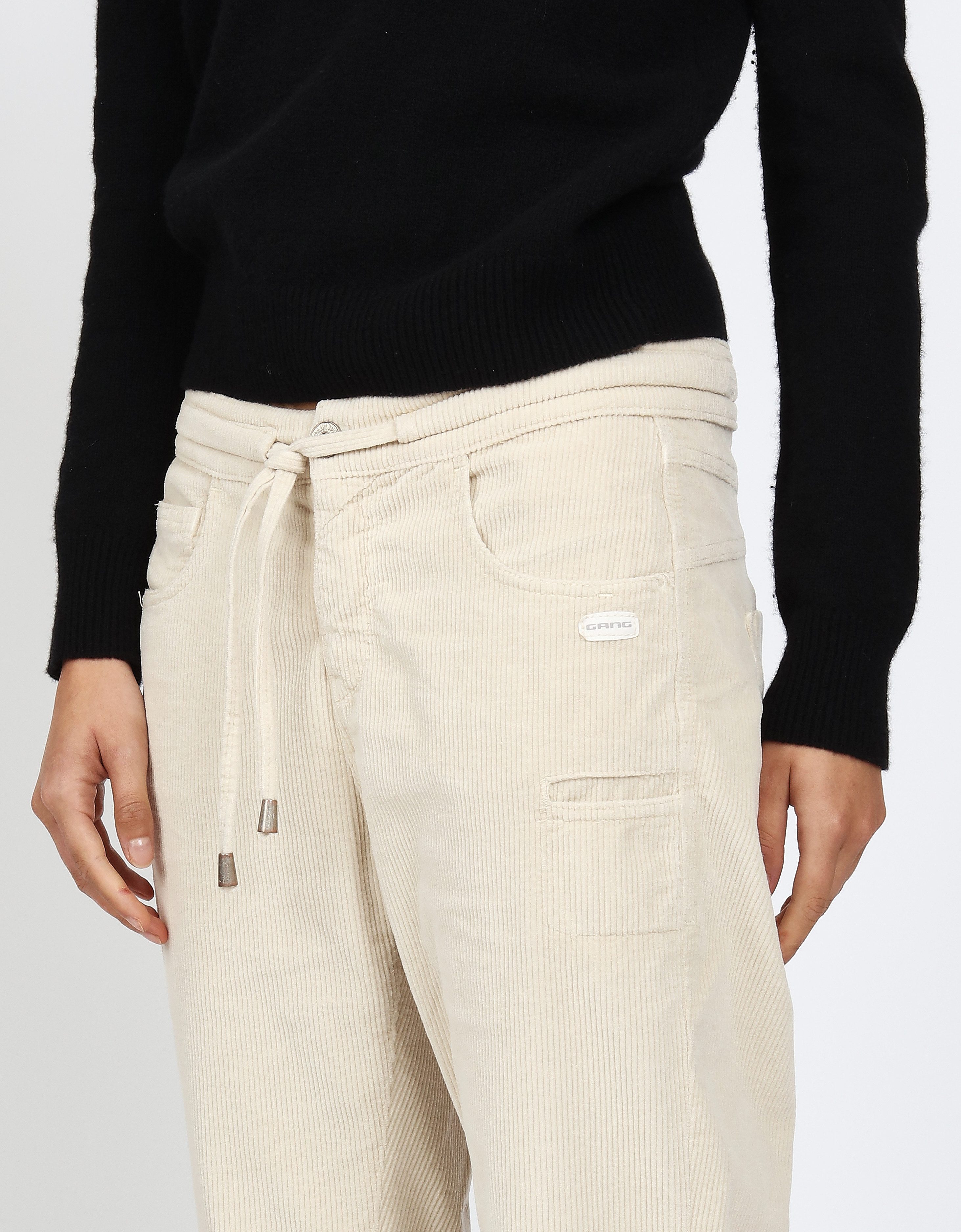 GANG Cordhose 94AMELIE JOGGER mit Tunnelzug am Bund
