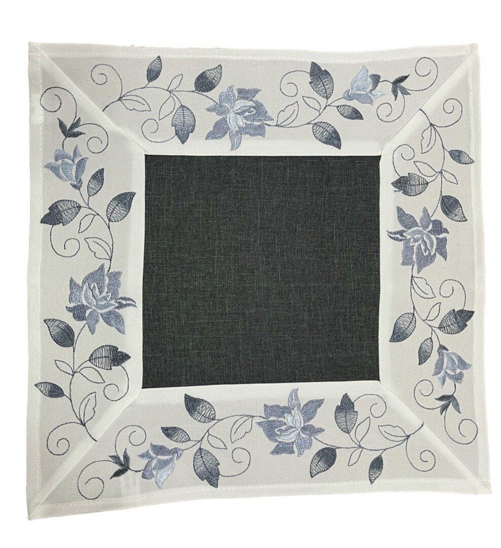 Westernlifestyle Tischdecke bestickt mit Rosen in günstig online kaufen