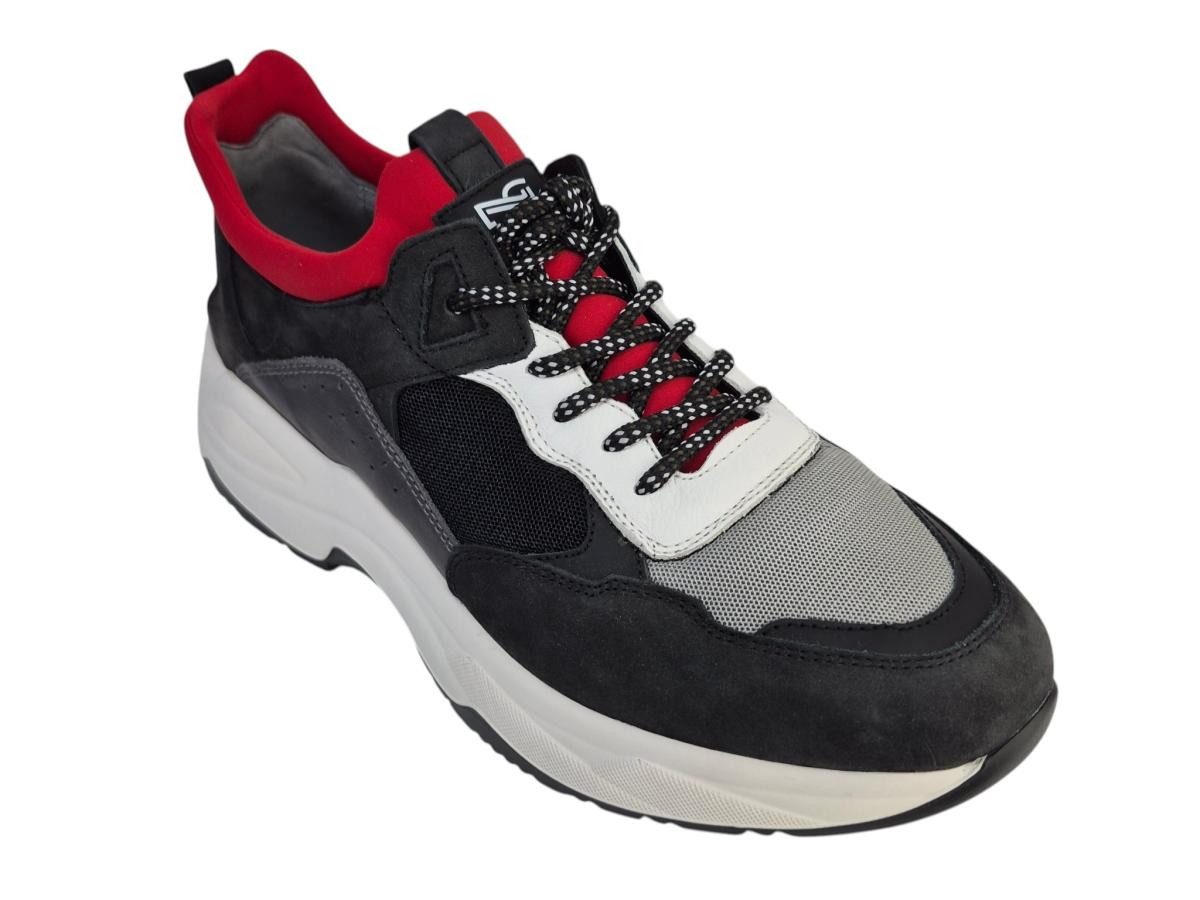 Nero Giardini Nabuk Nero Perla Sneaker