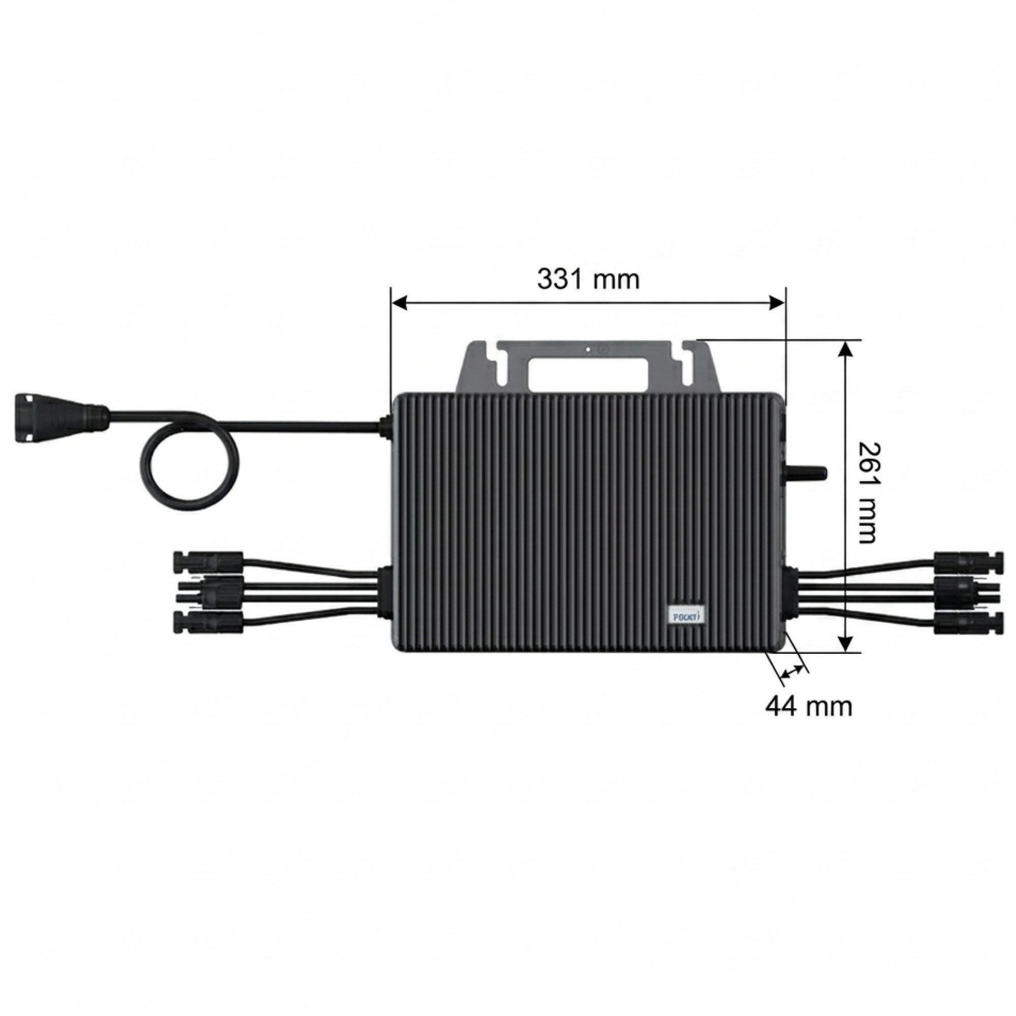 SUNNIVA Wechselrichter TSUN Mikro-Wechselrichter 2000W TSOL-MS2000, (Packung, für Balkonkraftwerk, IP67 wetterfest, 4 MPPT, Bluetooth & WIFI), Micro Inverter – Bild 4 von 5