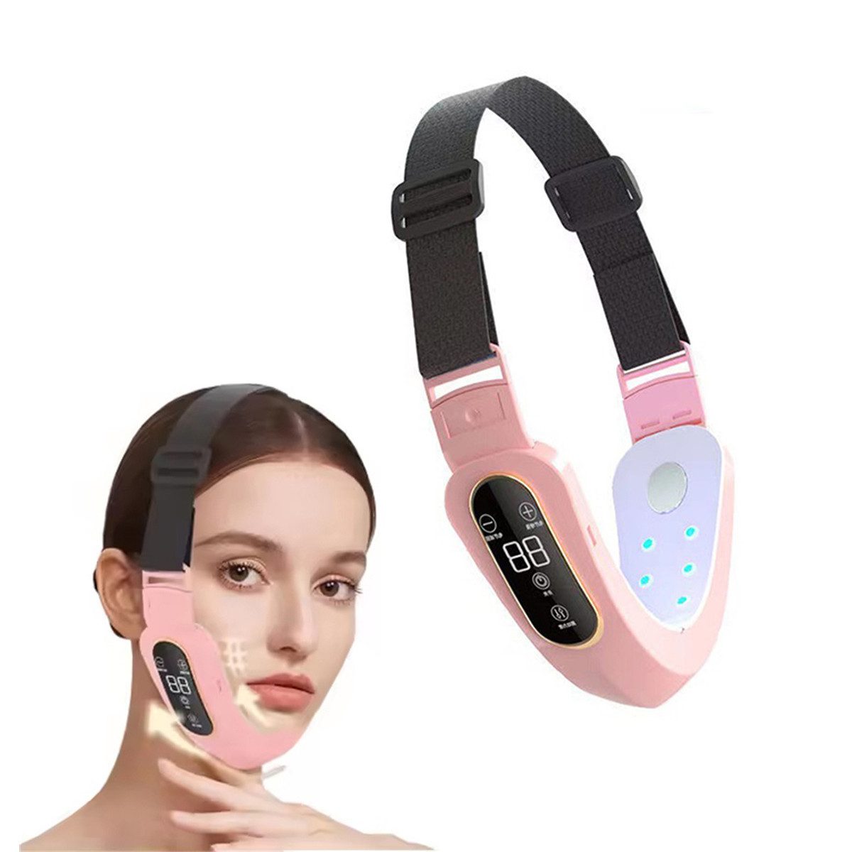 Gesichtsmassagegerät Kosmetikbehandlungsgerät V Face Beauty Meter EMS Facelifting 2 Modi