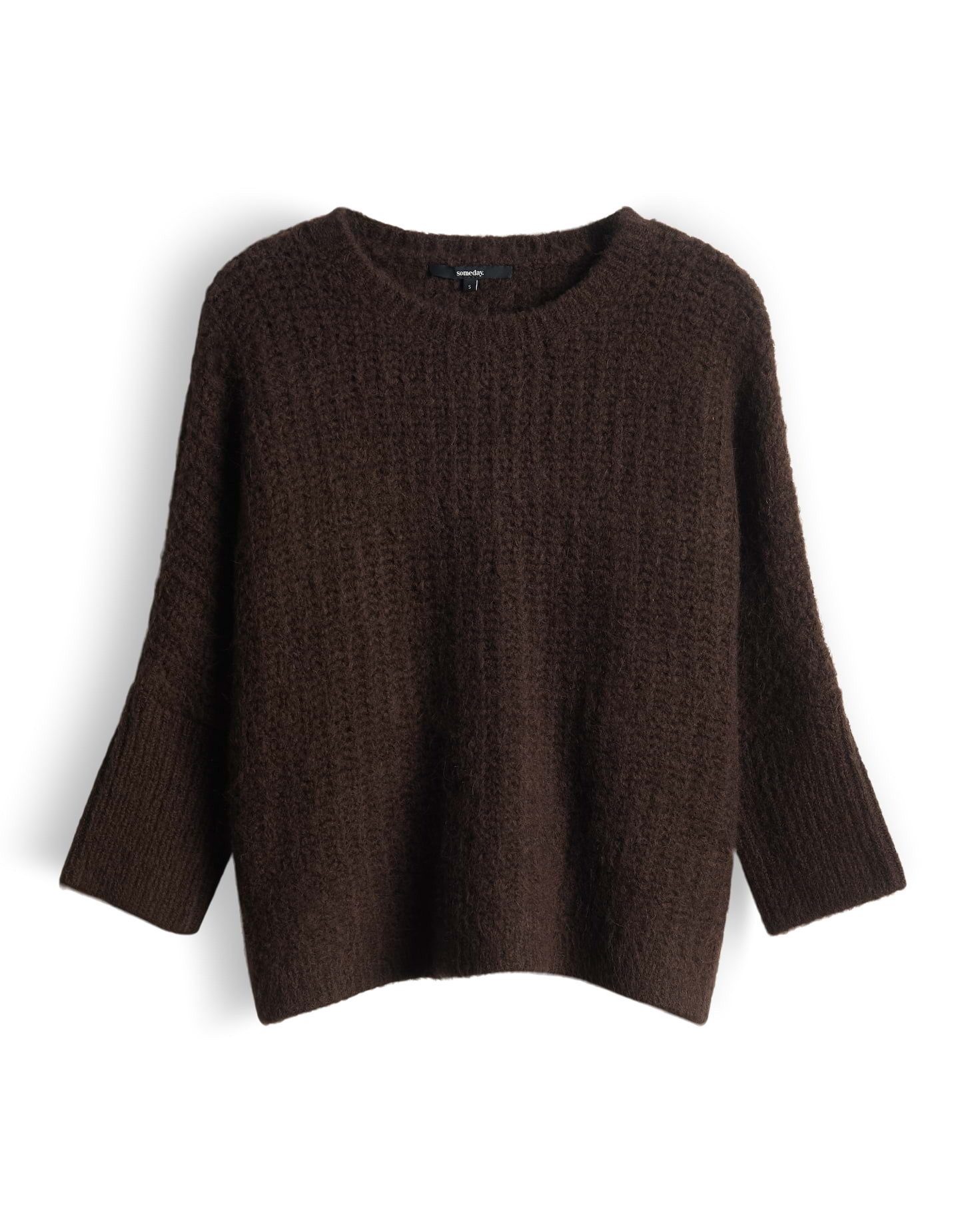 someday Strickpullover TUMELDA Boxy Chunky Knit aus Woll-Alpaka Mix weite P günstig online kaufen