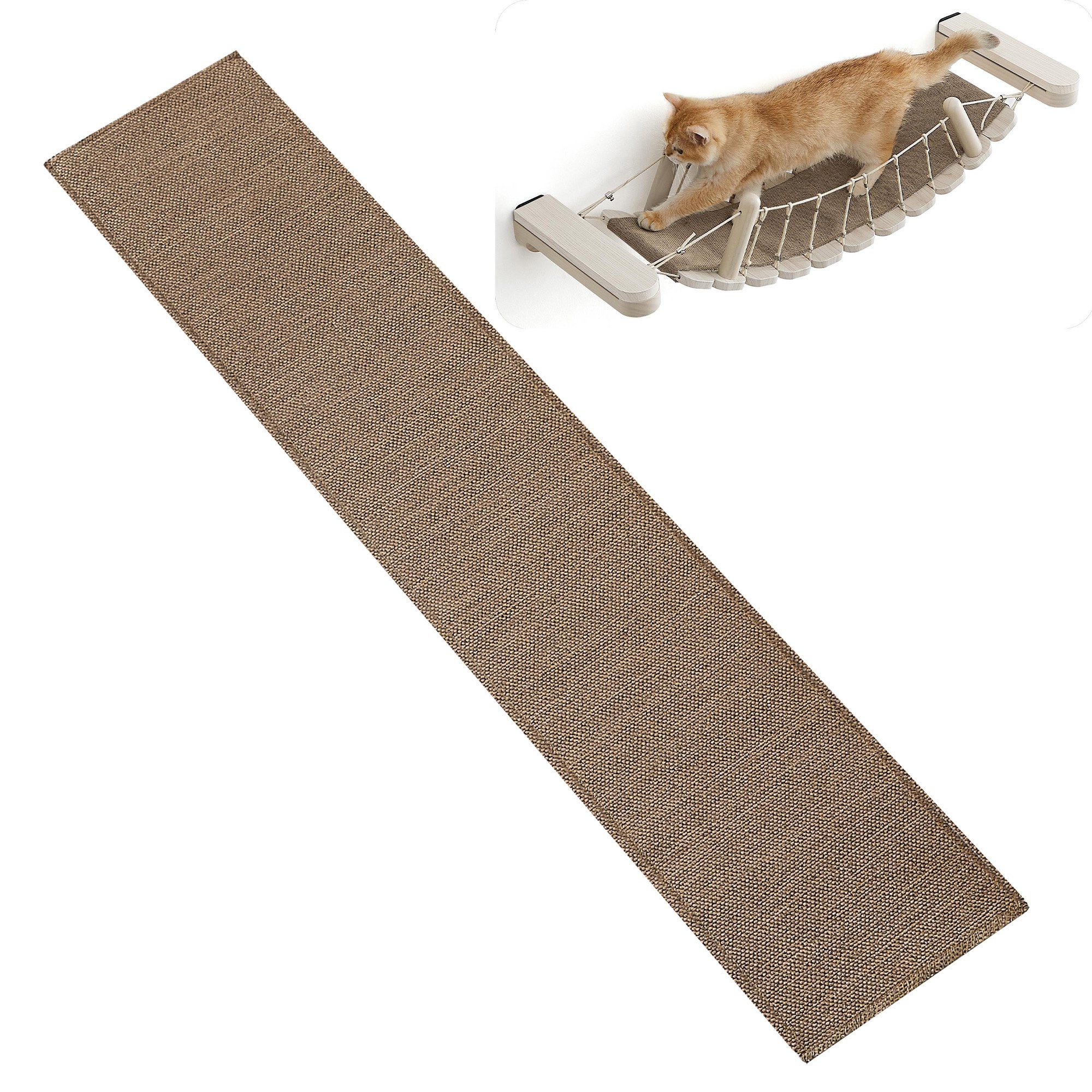 FEANDREA Katzen-Kletterwand Ersatzteil, Kratzbaum Clickat Katzenbrücke