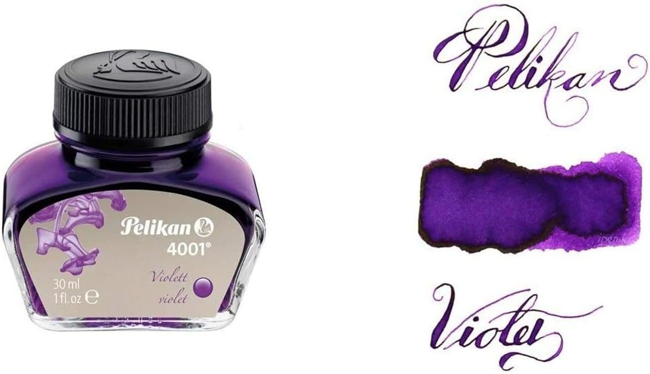 Pelikan Tinte 4001 im Glas, violett, Inhalt: 30 ml Tintenglas