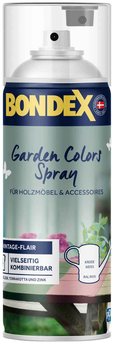 Bondex Wetterschutzfarbe GARDEN COLORS Spray, Zartes Lagunenblau, 0,4 Liter Inhalt