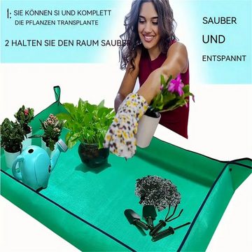 RefinedFlare Gartenpflege-Set Große, verdickte, wasserdichte Topfmatte, tragbare Gartenmatte
