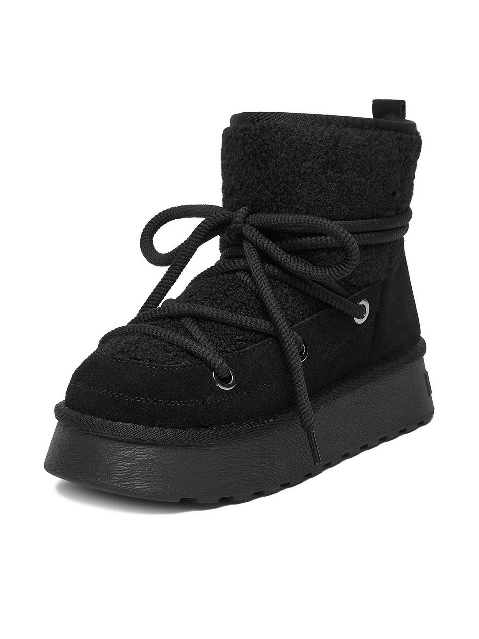Badura Badura Damen-Schneestiefel Schwarz Badura-EO-AMY-TS6286-01 Schwarz Winterstiefel