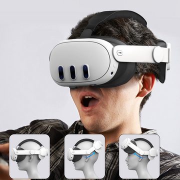 yozhiqu Verstellbares Elite-Ersatzarmband Virtual-Reality-Headset (Komfortabler VR-Headset-Elite-Gurt für Meta Quest 3)