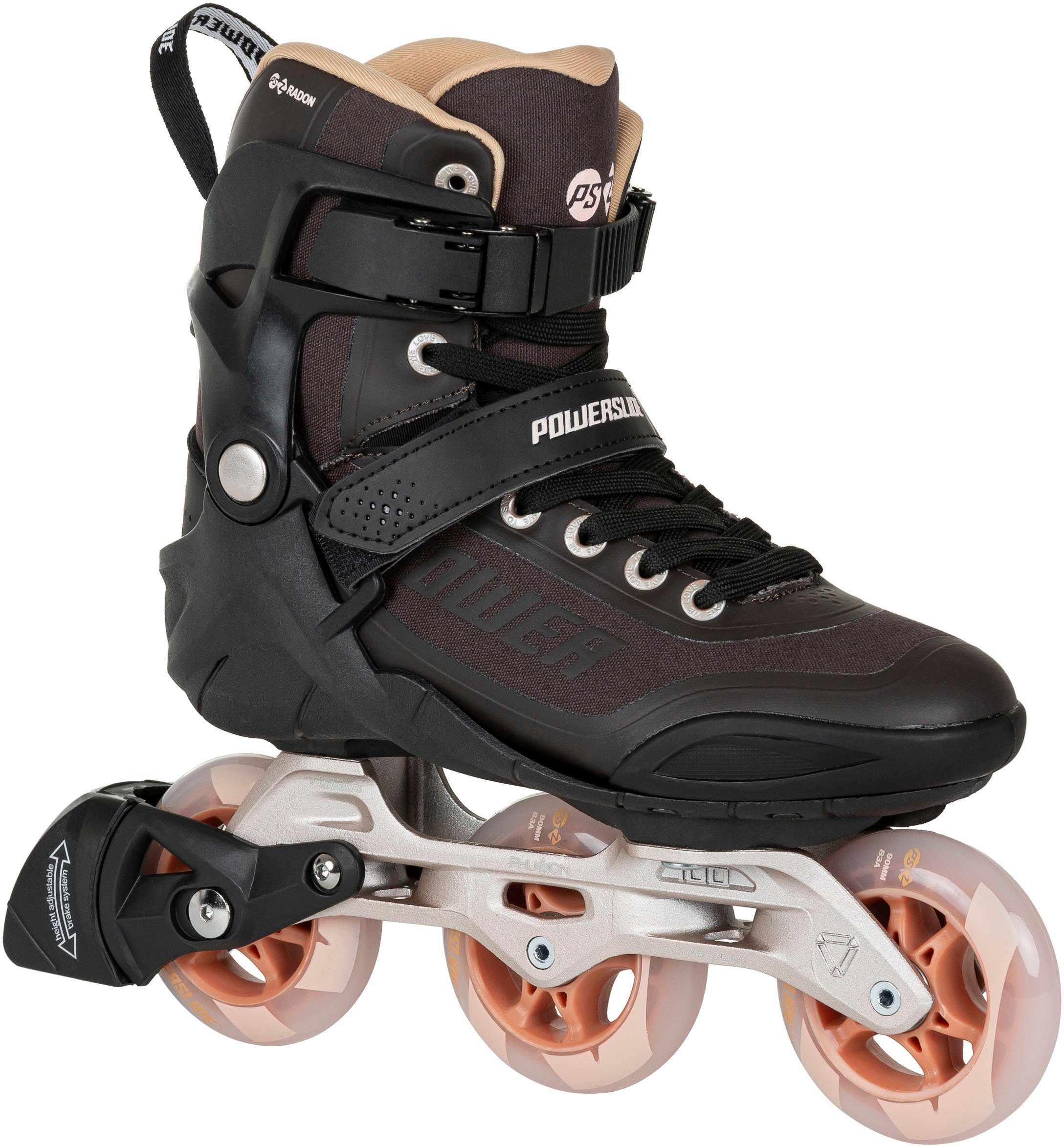 Powerslide Inlineskates Phuzion Radon Bronze 90
