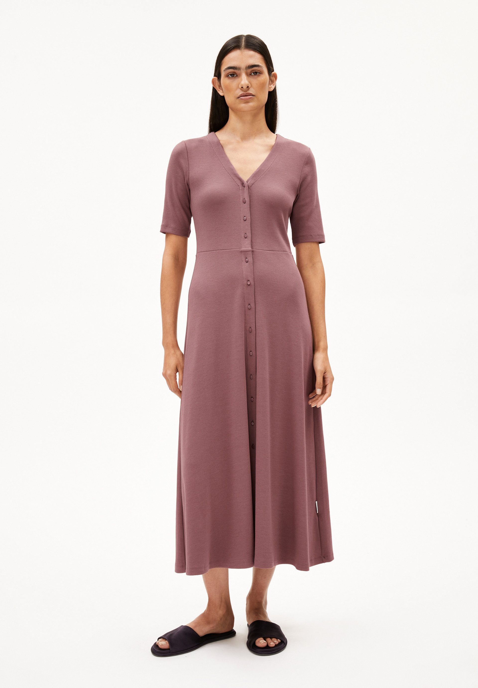 Armedangels Jerseykleid ALURAA Jerseykleid aus Bio-Baumwoll günstig online kaufen