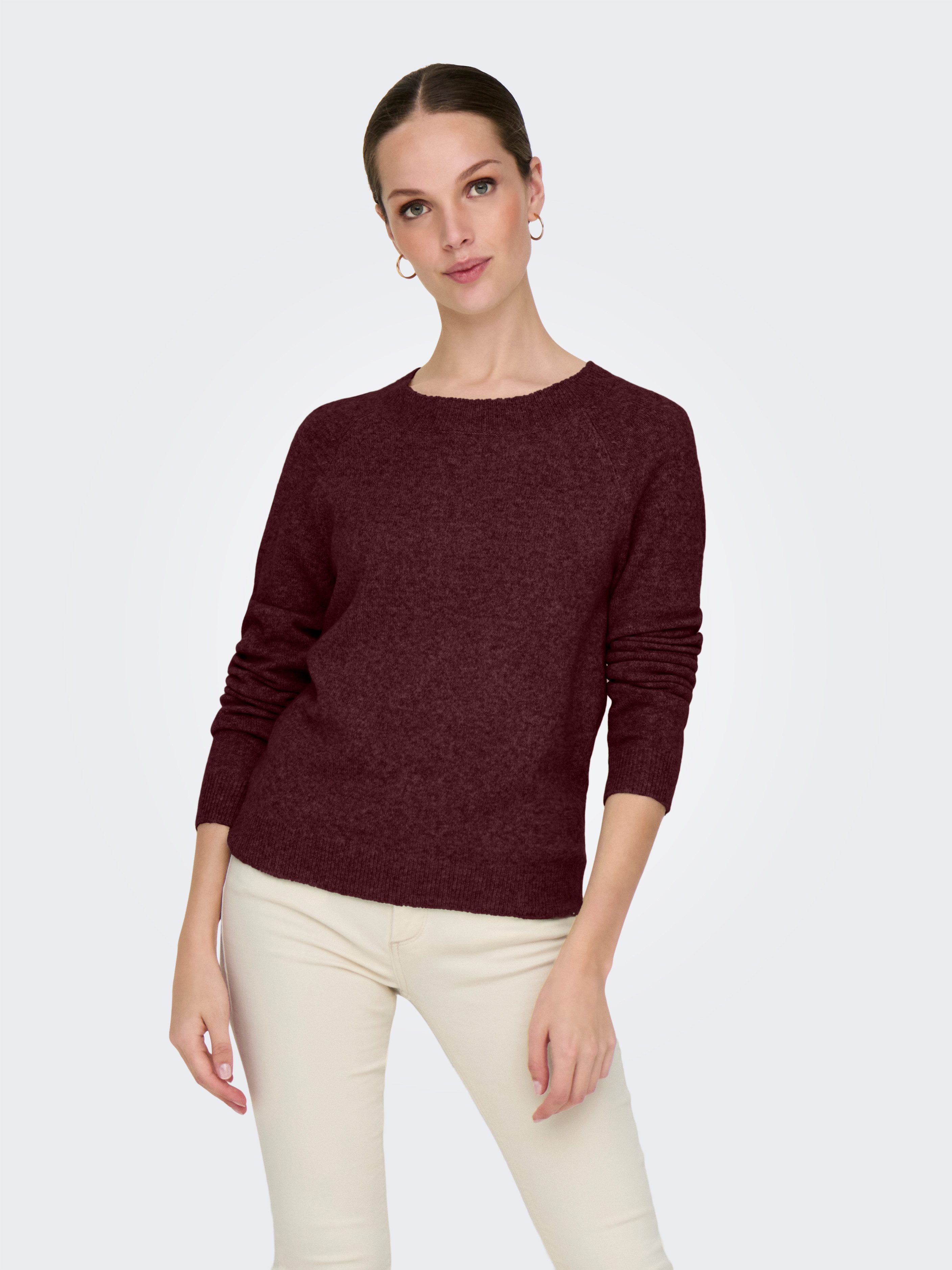 Rundhalspullover ONLRICA LIFE L/S PULLOVER KNT NOOS