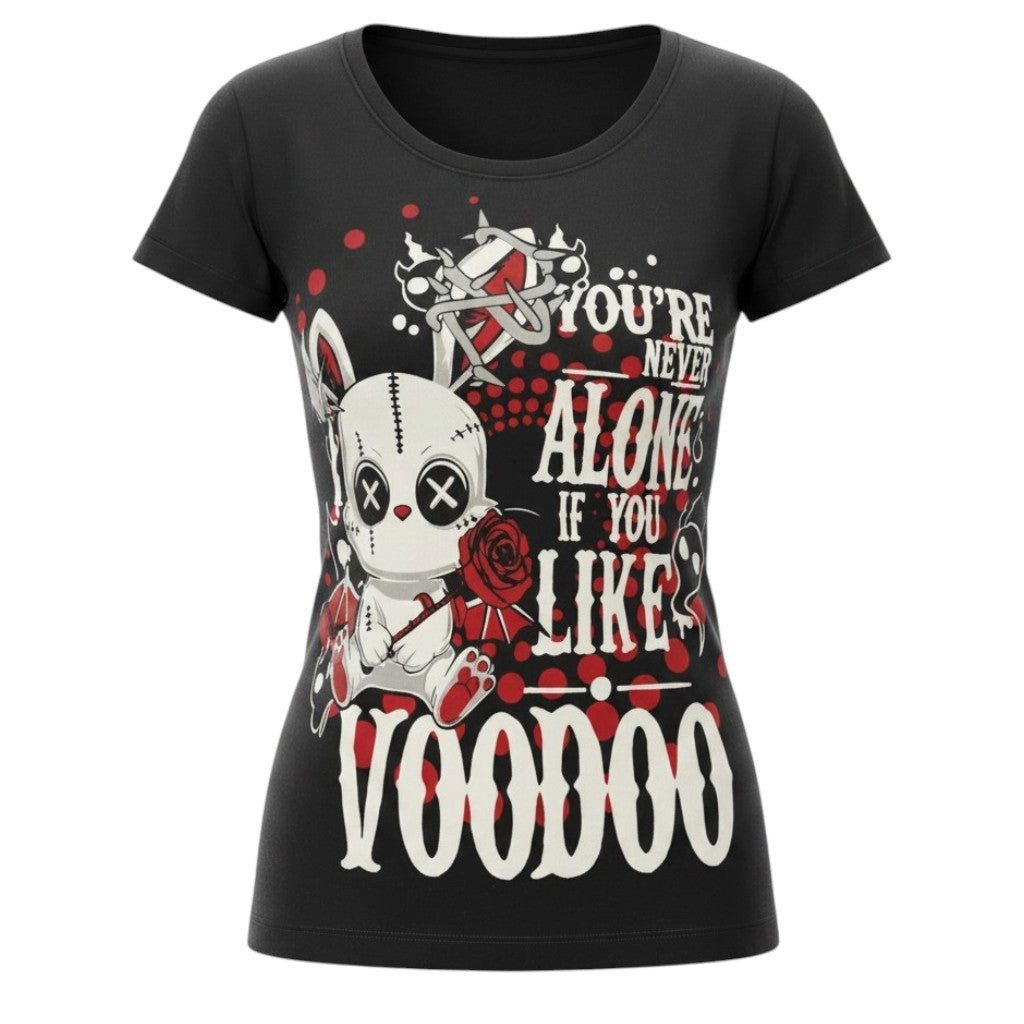 Cupcake Cult Print-Shirt Ritual Bunny T-Shirt – Gothic Kawaii Hasen-Print von Cupcake Cult Gothic Shirt Anime aus Baumwolle mit Print