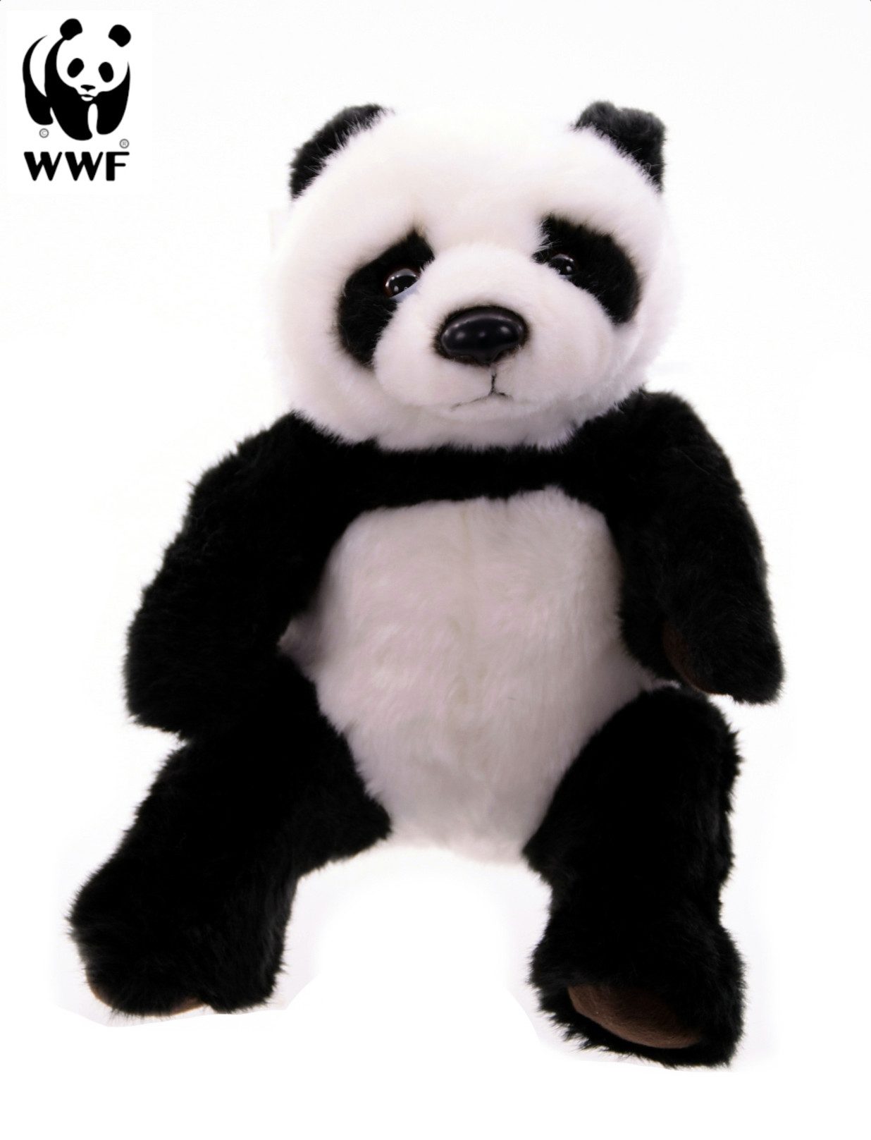 WWF Kuscheltier Plüschtier Panda (25cm), sitzend