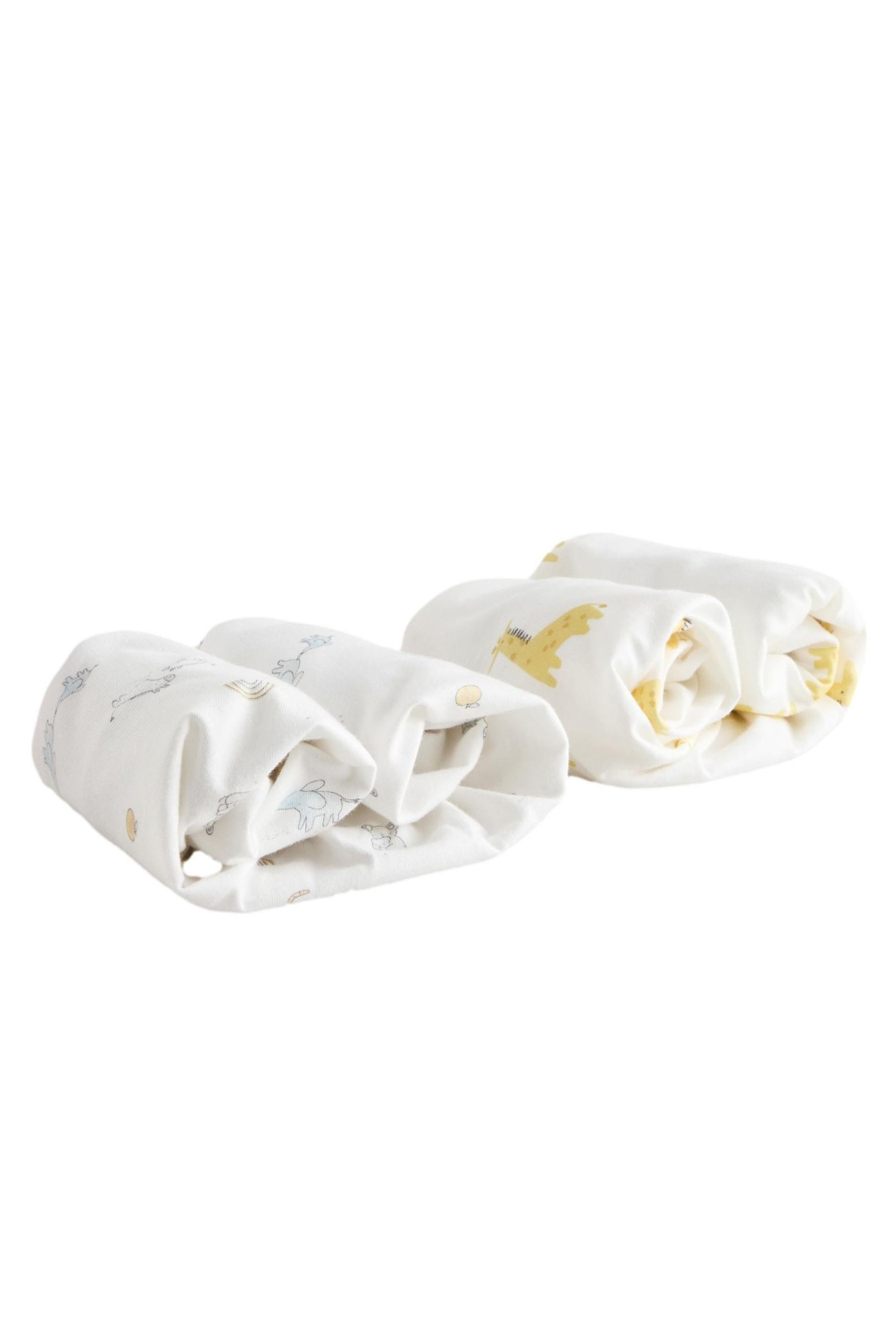 Next Bettlaken 2er-Pack Baby Spannbetttücher aus Baumwolljersey, (2 Stück)