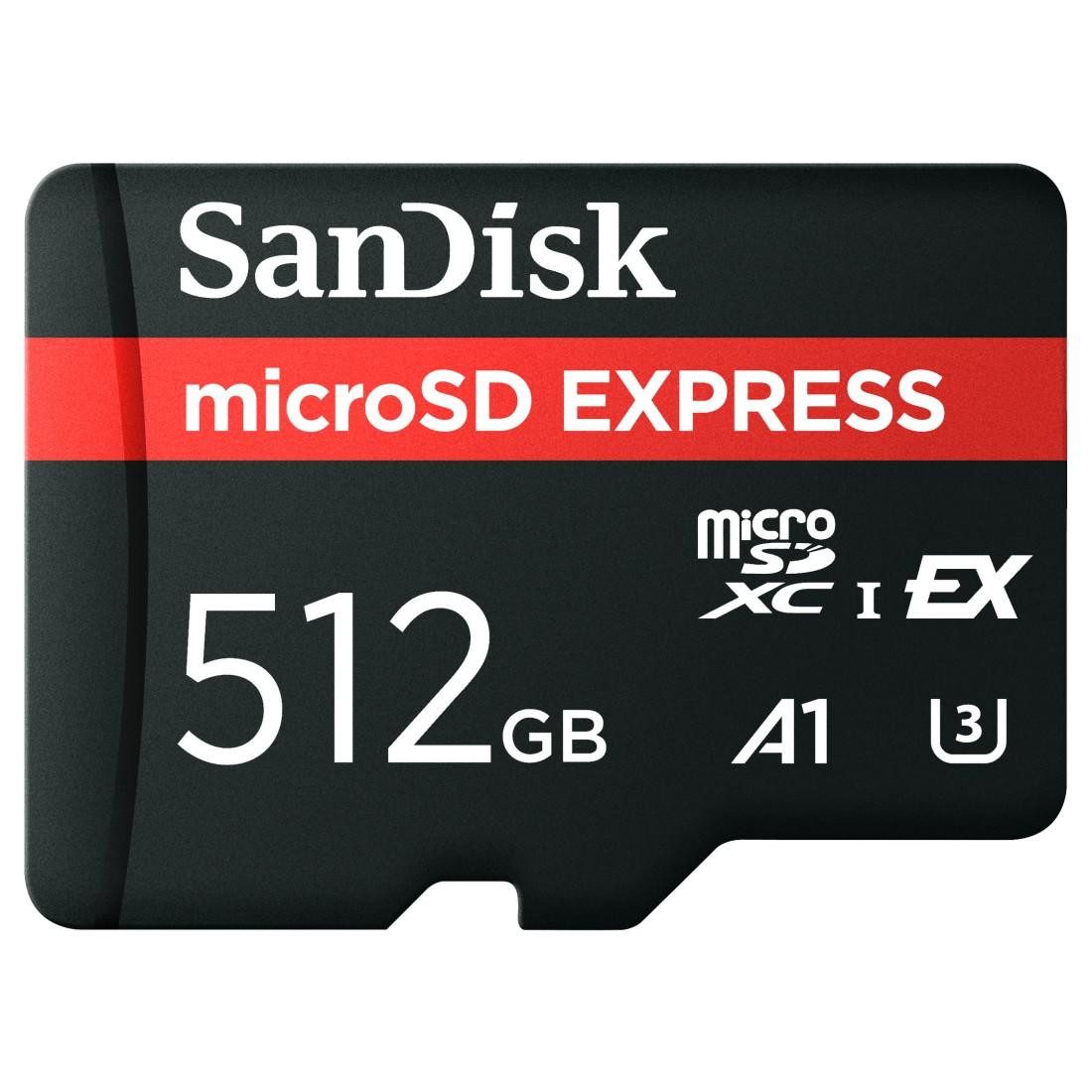 Sandisk microSDXC Express funktioniert mit Nintendo Switch 2 Speicherkarte (512 GB, UHS-I Class 10)