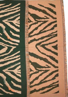 leslii Modeschal, Weicher Schal mit Zebra Muster