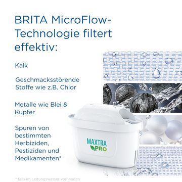 BRITA Wasserfilter Style eco und MAXTRA PRO ALL-IN-1, inkl. 1 MAXTRA PRO ALL-IN-1 Filterkartusche