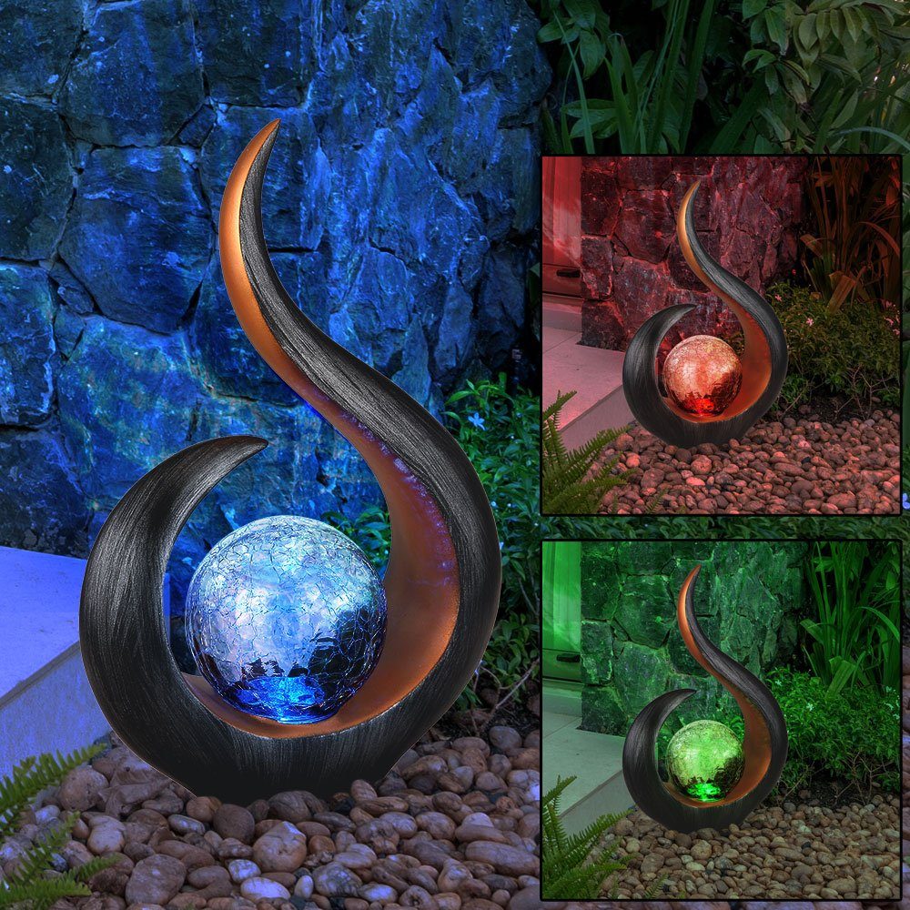 GLOBO LIGHTING LED Solarleuchte, LED-Leuchtmittel fest günstig online kaufen