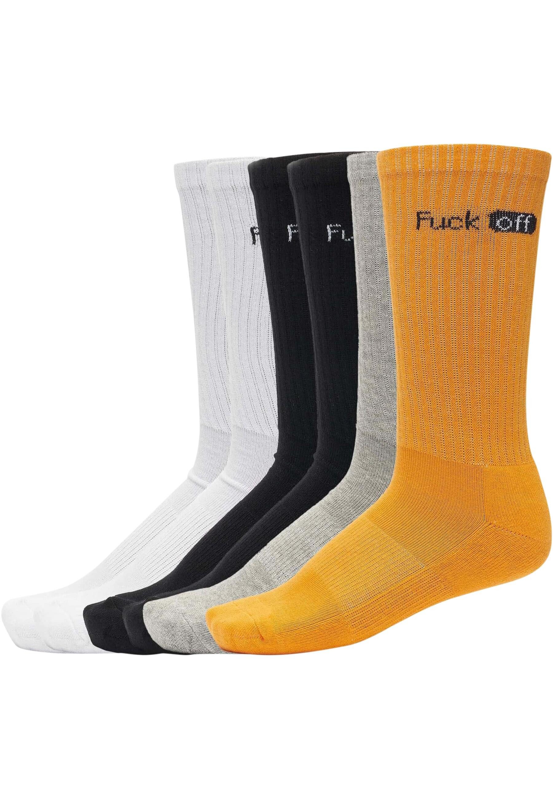 MisterTee Strümpfe MisterTee Unisex Fuck Off Socks 6-Pack (1-Paar) günstig online kaufen