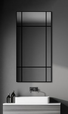 Talos Wandspiegel, dekorativer Spiegel mit Aluminiumrahmen, BxH: 60x120 cm