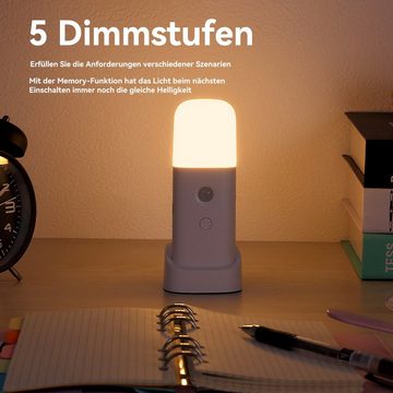 DOPWii Nachtlicht LED-Körper-Sensor-Licht, 2000mAh dimmbares intelligentes Nachtlicht