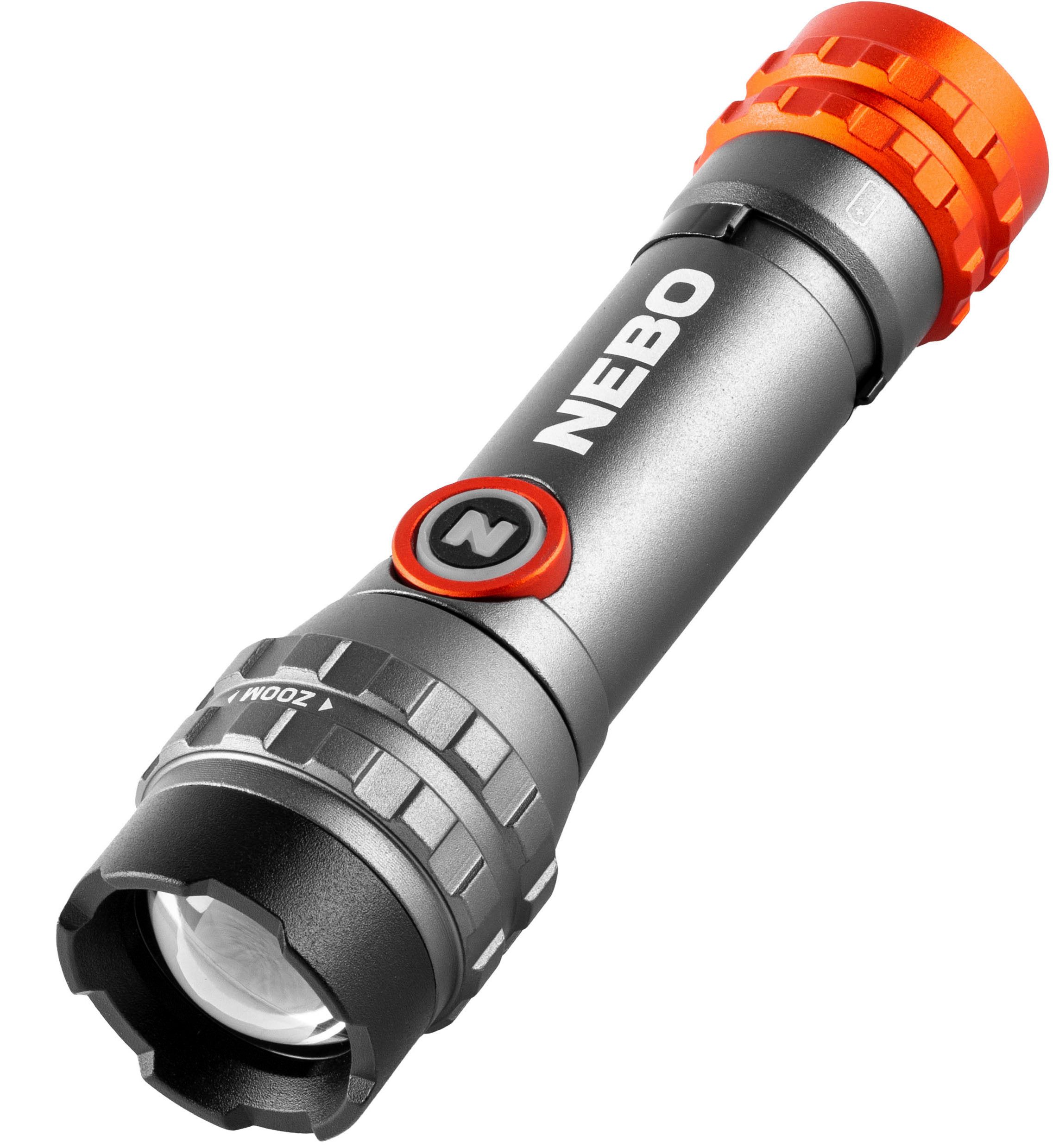NEBO LED Taschenlampe Nebo DAVINCI™ 450L FLEX (Set, 2-St., Taschenlampe inkl. Ladekabel), Flexibel mit Akku- oder Batteriebetrieb nutzbar
