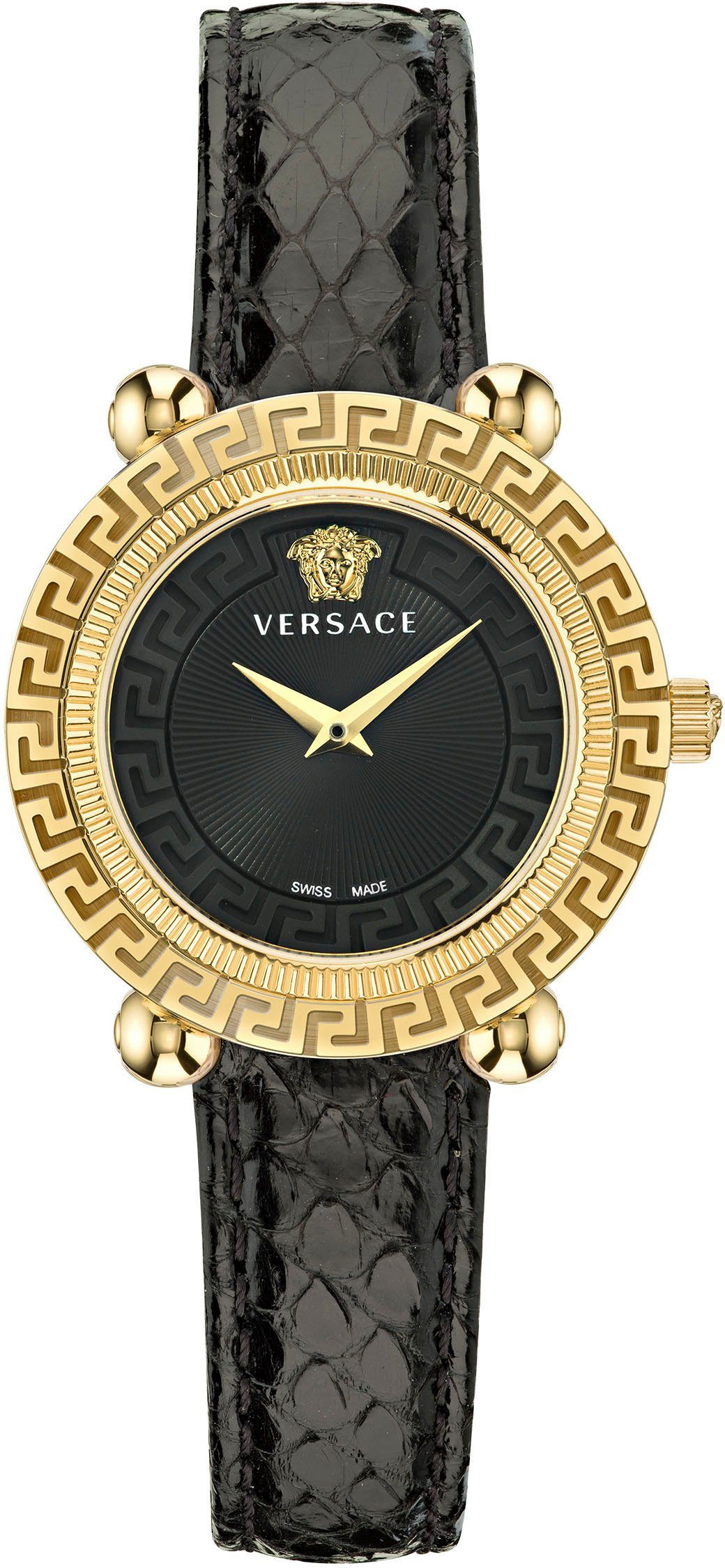 Versace Quarzuhr GRECA TWIST, VE6I00323, Armbanduhr, Damenuhr, Saphirglas, Swiss Made
