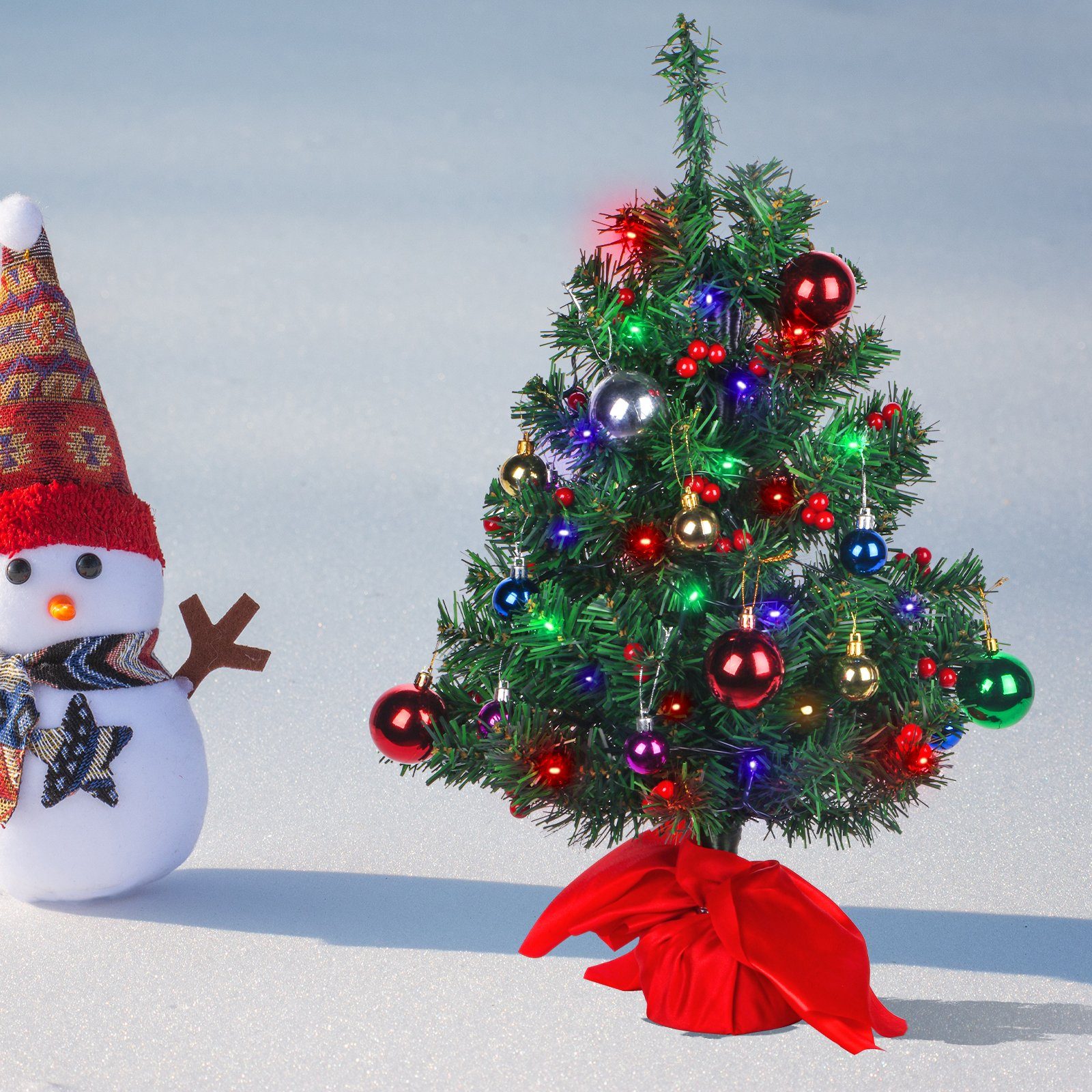 BIGTREE Künstlicher Weihnachtsbaum »Mini Weihnachtsbaum«, mit LED  Lichterketten für Wohnzimmer, Schlafzimmer, Zuhause online kaufen | OTTO