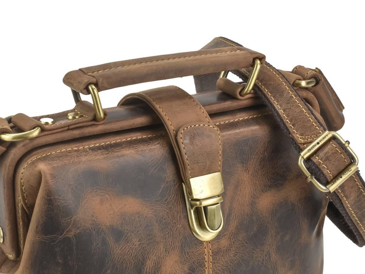Greenburry Handtasche "Vintage" Bügeltasche Leder, Shopper, Damentasche, Umhängetasche 26x20cm