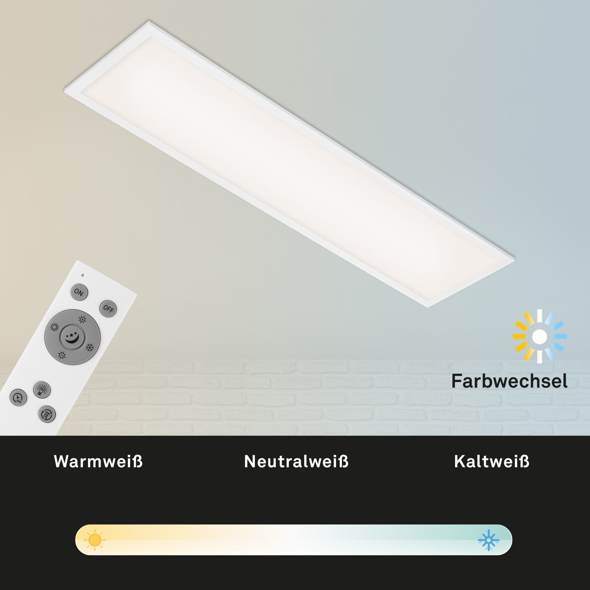 Briloner Leuchten Deckenleuchte LED Panel dimmbar günstig online kaufen