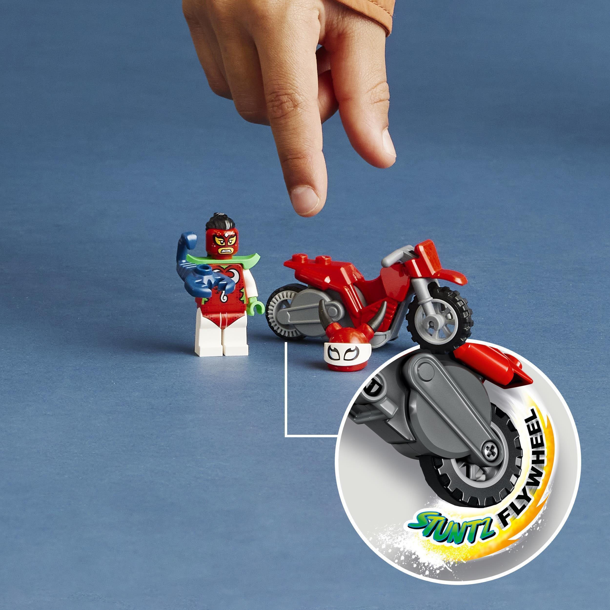 City Stuntz, LEGO® Konstruktionsspielsteine St), LEGO® (60332), (15 Made Europe in Skorpion-Stuntbike