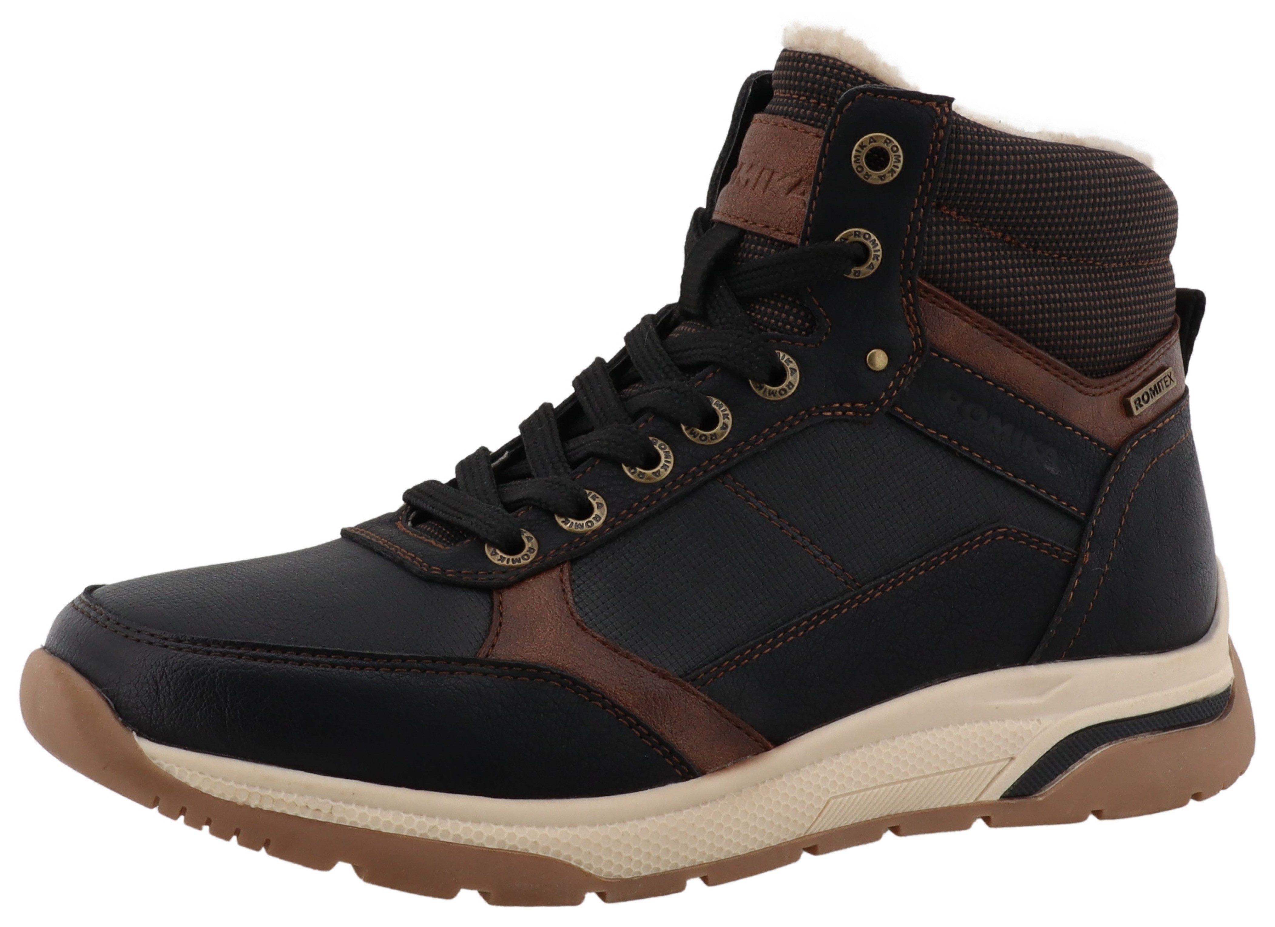 Romika Winterboots Schnürboots, Winterschuh mit Reißverschluss