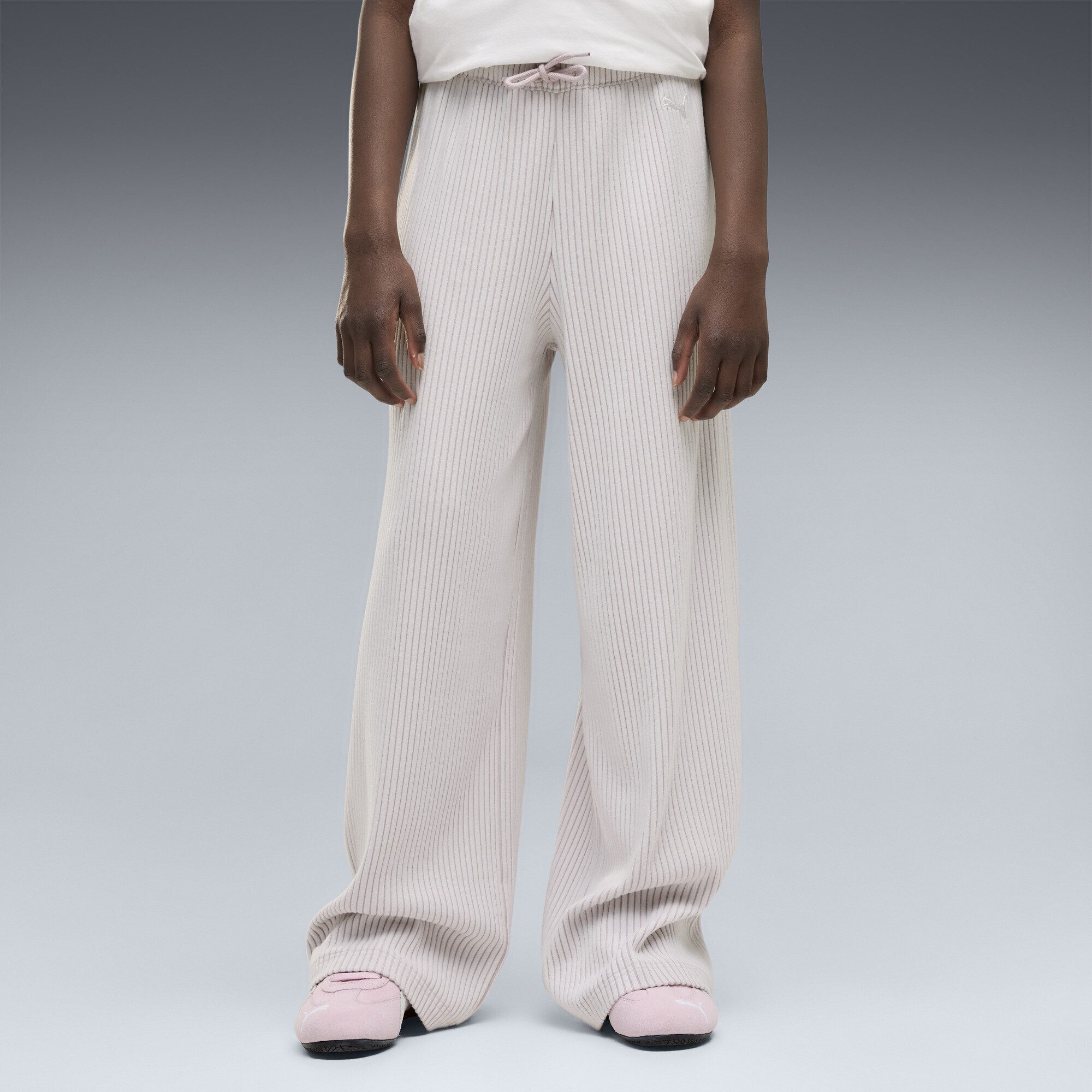 PUMA Sporthose Essentials Soft Touch Hose mit weitem Bein. Mädchen