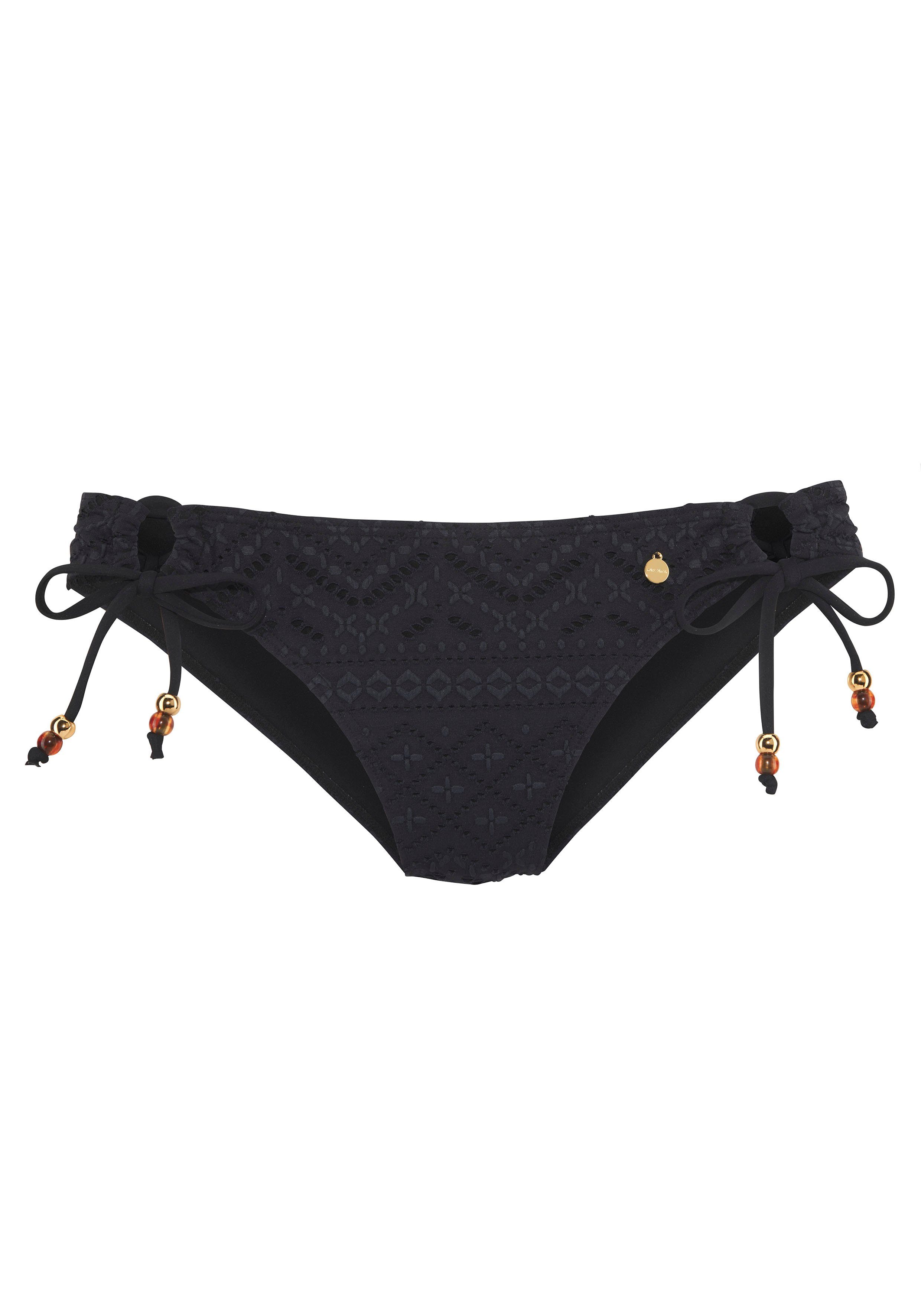 LASCANA Bikini-Hose Omara mit Lochstickerei – Bild 2 von 5