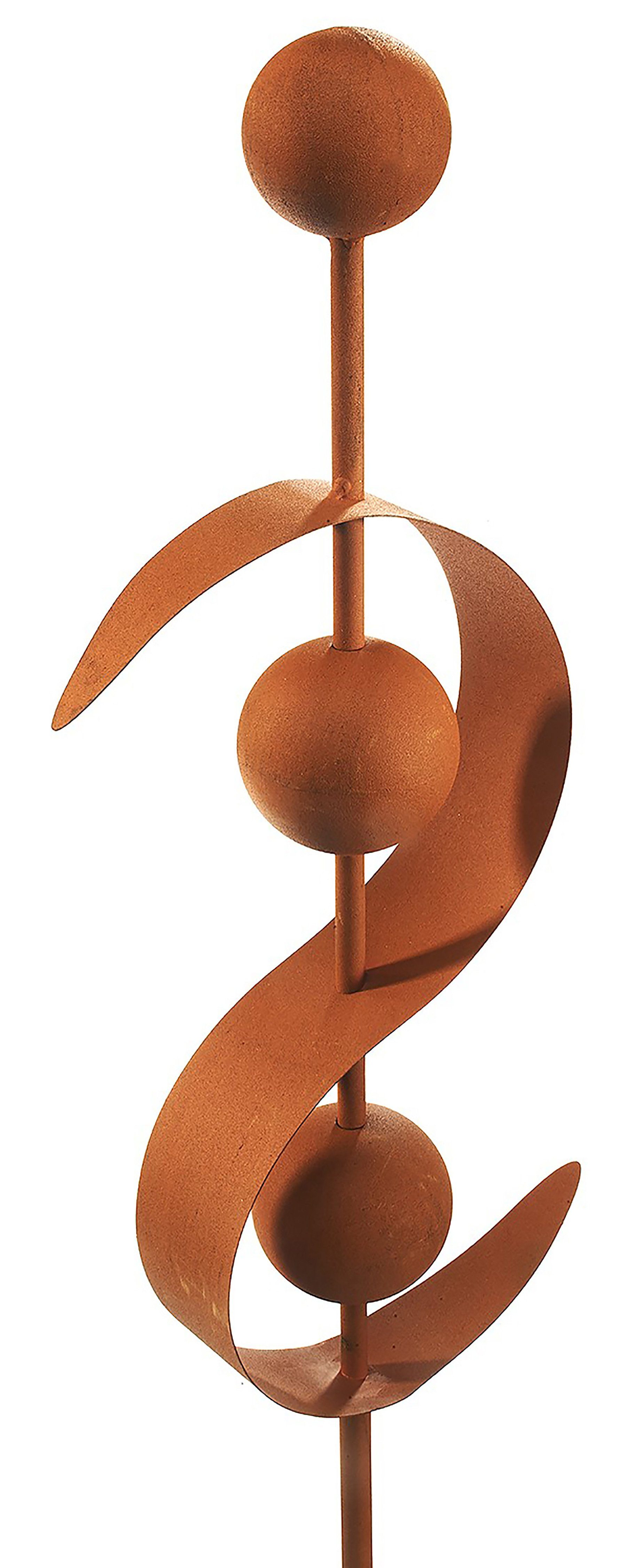 Kobolo Gartenstecker Dekostecker RUSTY WAVE in Rostoptik aus Metall (1-St., 1 Stück)