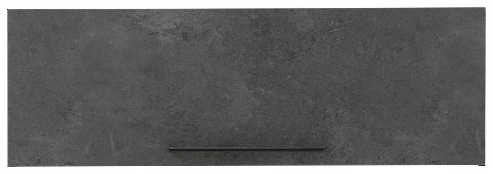 HELD MÖBEL Klapphängeschrank Tulsa 100 cm breit, mit 1 Klappe, schwarzer  Metallgriff, MDF Front