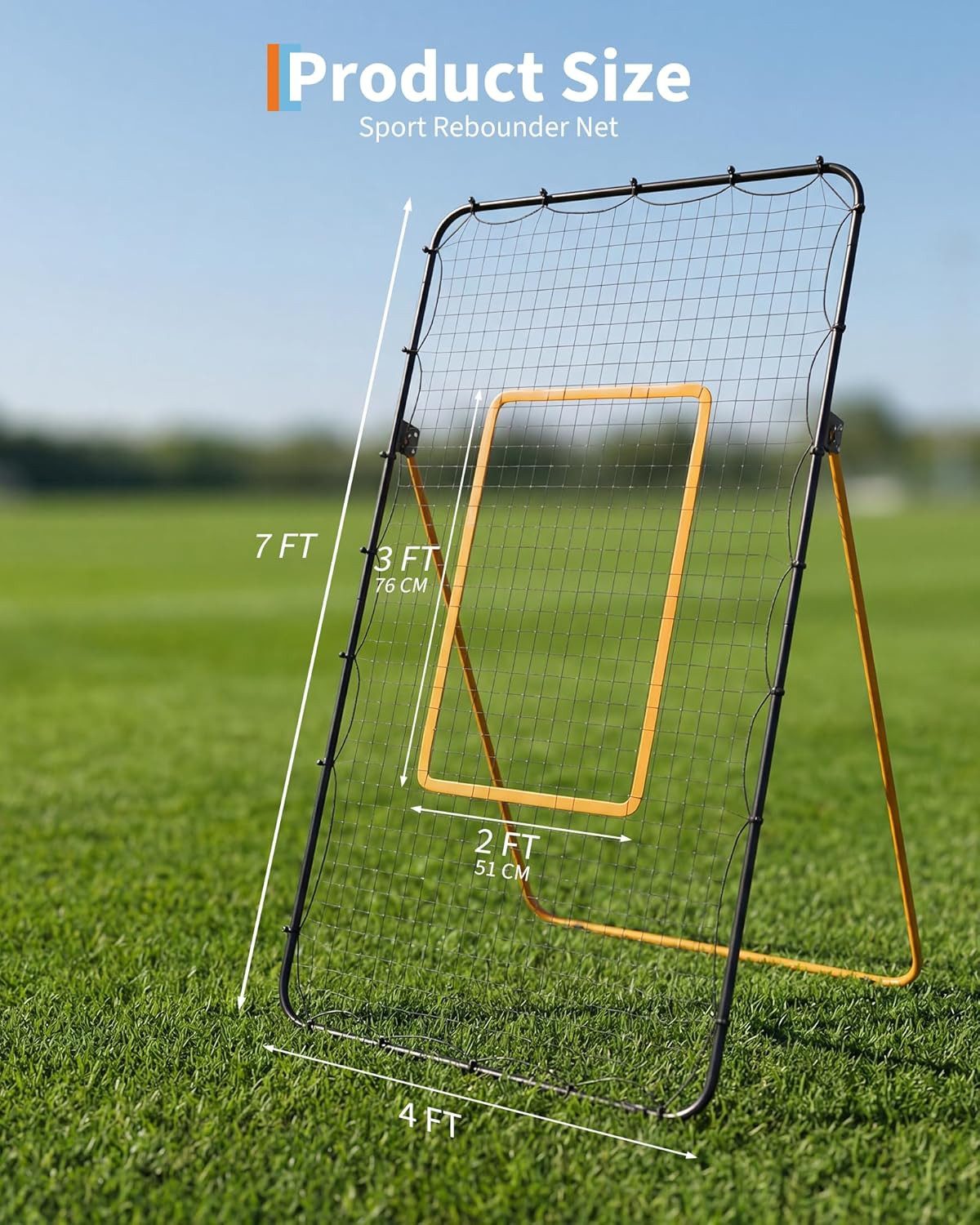 GarveeMore Volleyballnetz, 213 x 121cm Verstellbares Volleyball Rebounder Netz